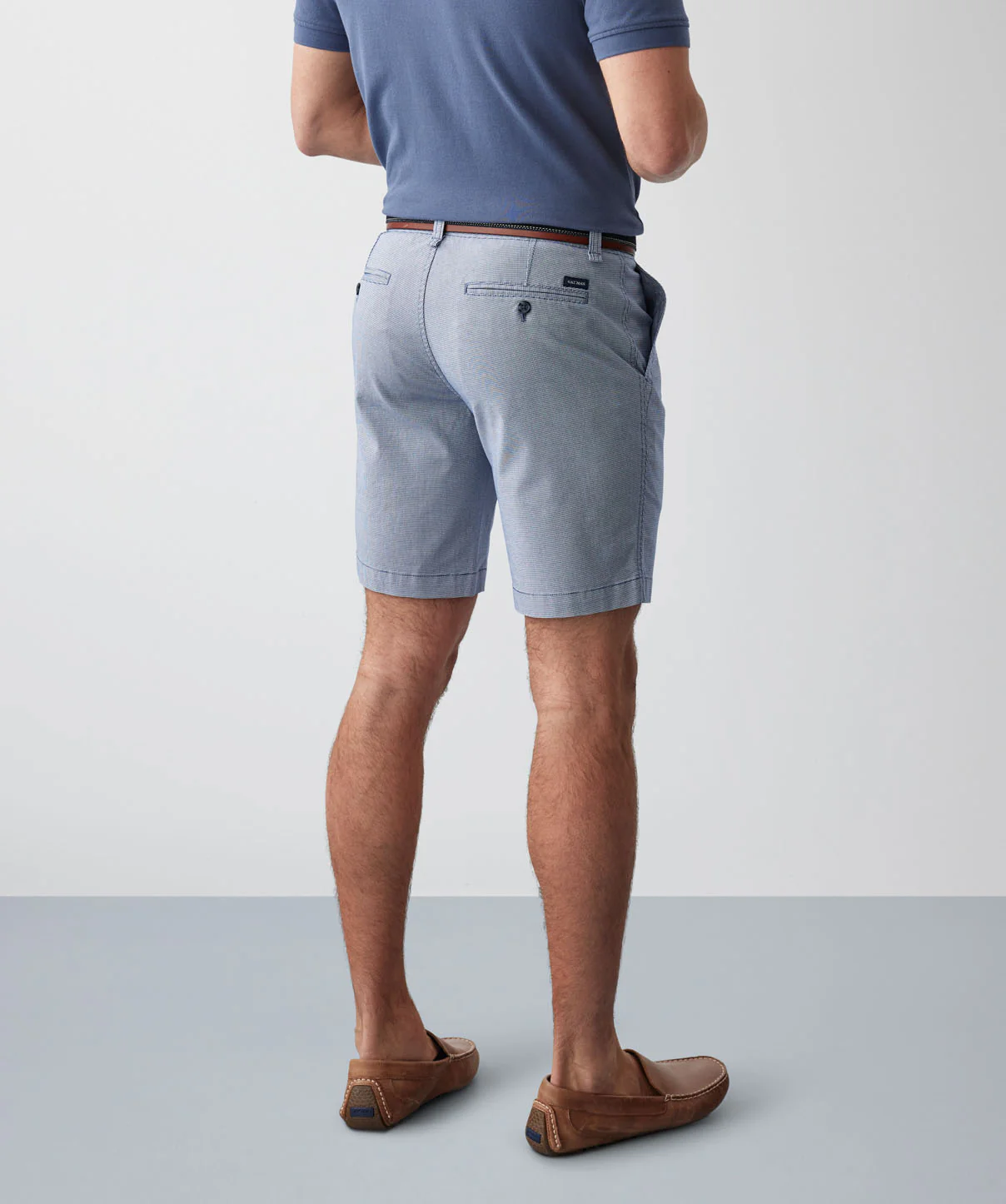 Active Houndstooth Shorts - Blue - Image 3