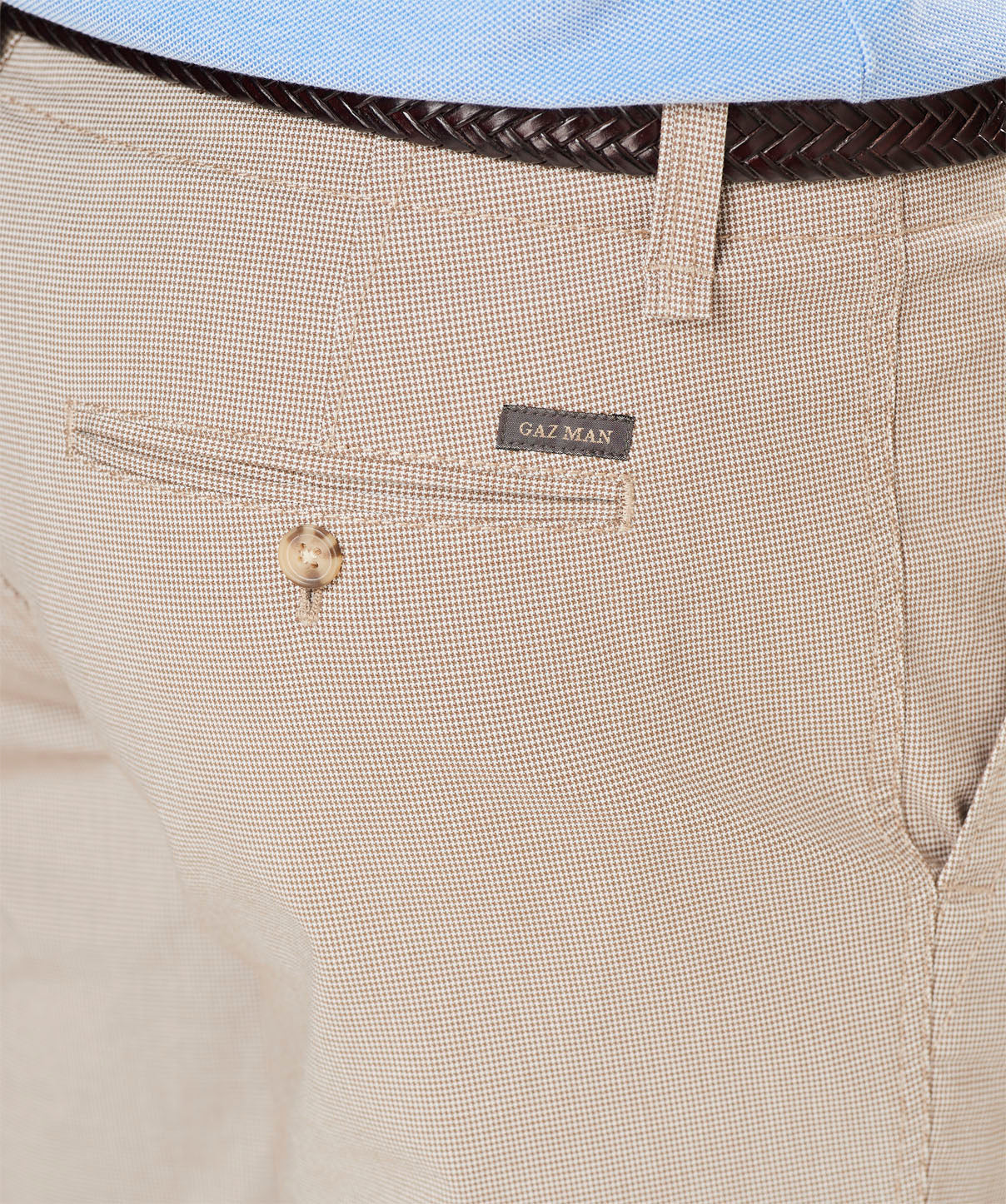 Active Houndstooth Shorts - Sand - Image 6