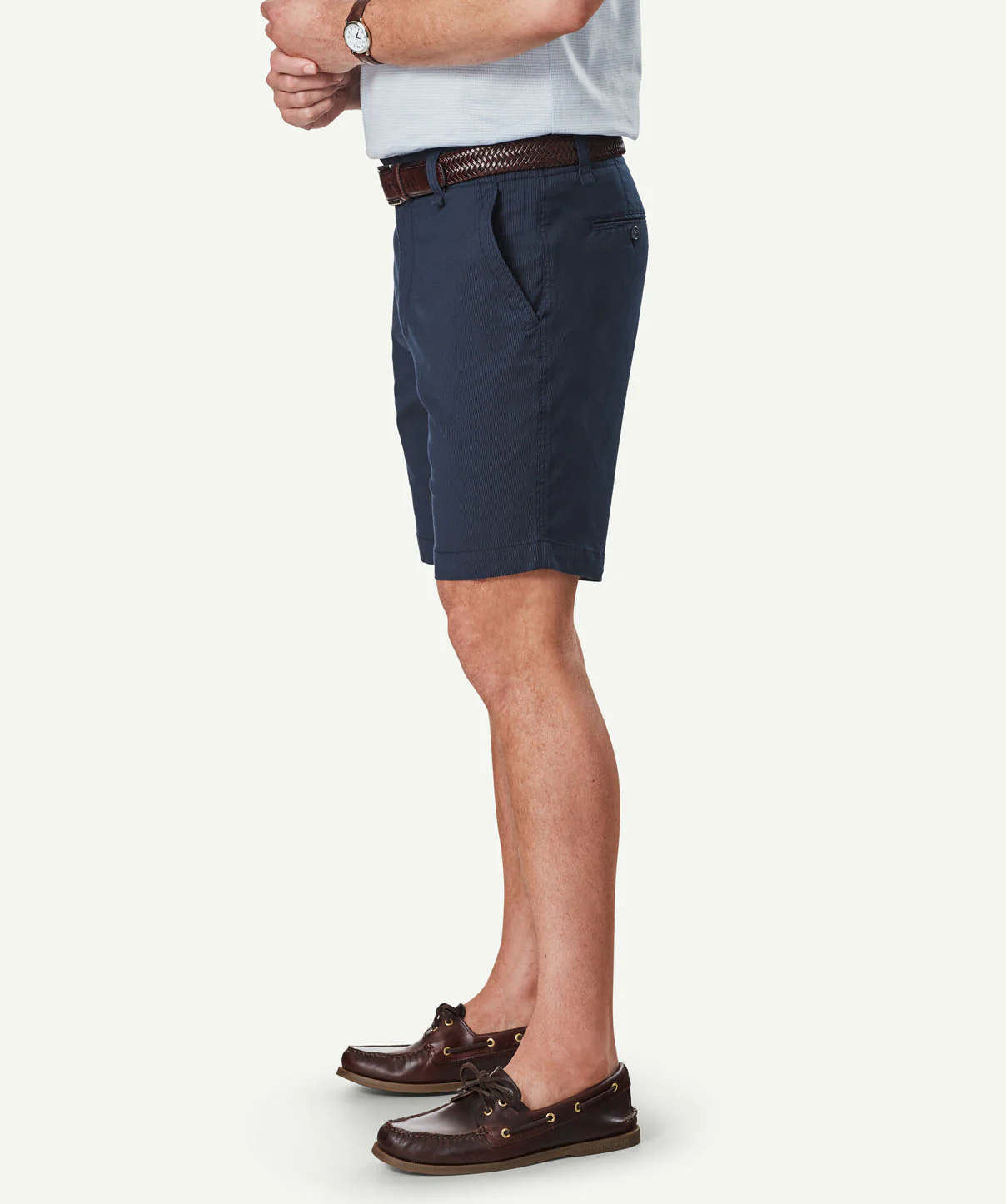 Active Stripe Shorts - Navy - Image 5