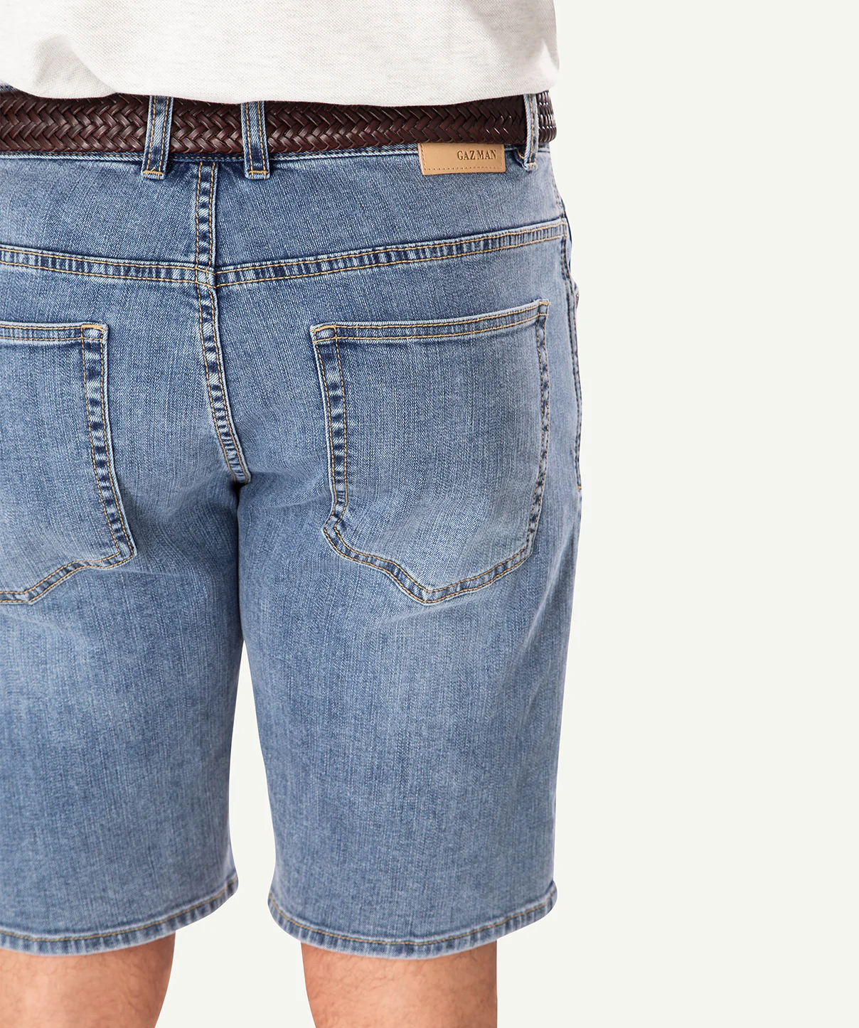 Authentic Wash Denim Shorts - Authentic Mid Wash - Image 4