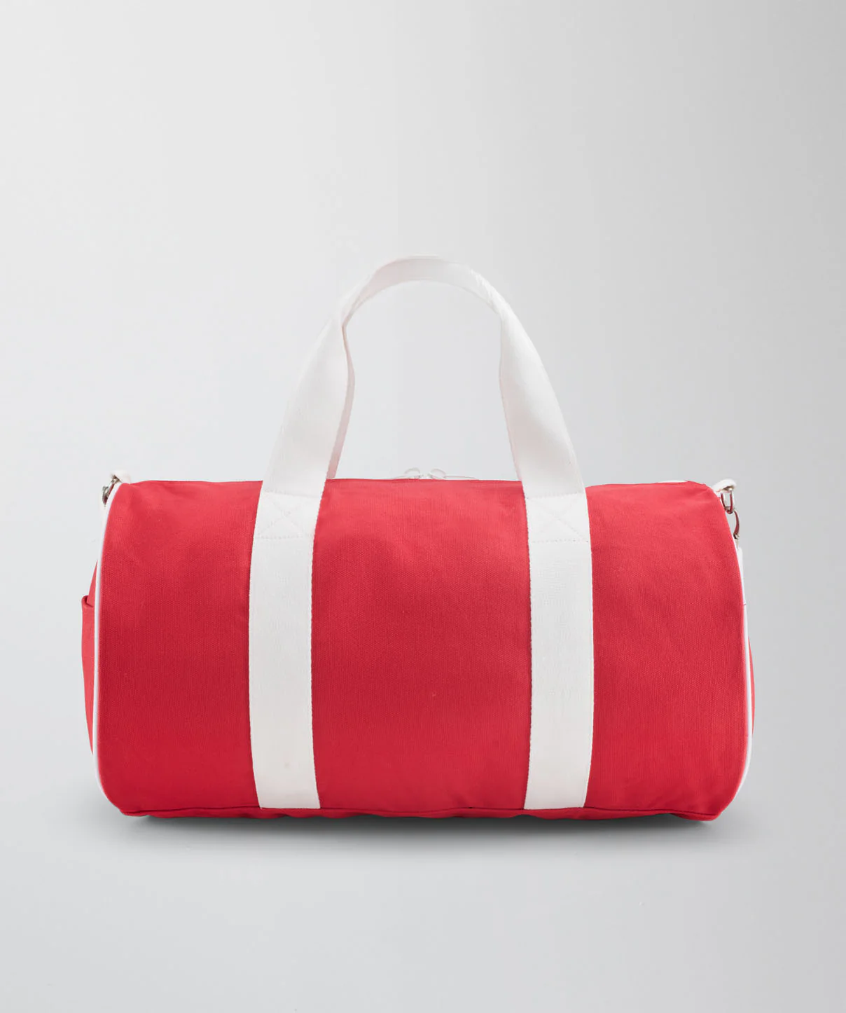 Canvas Duffle Bag - Red - Image 3