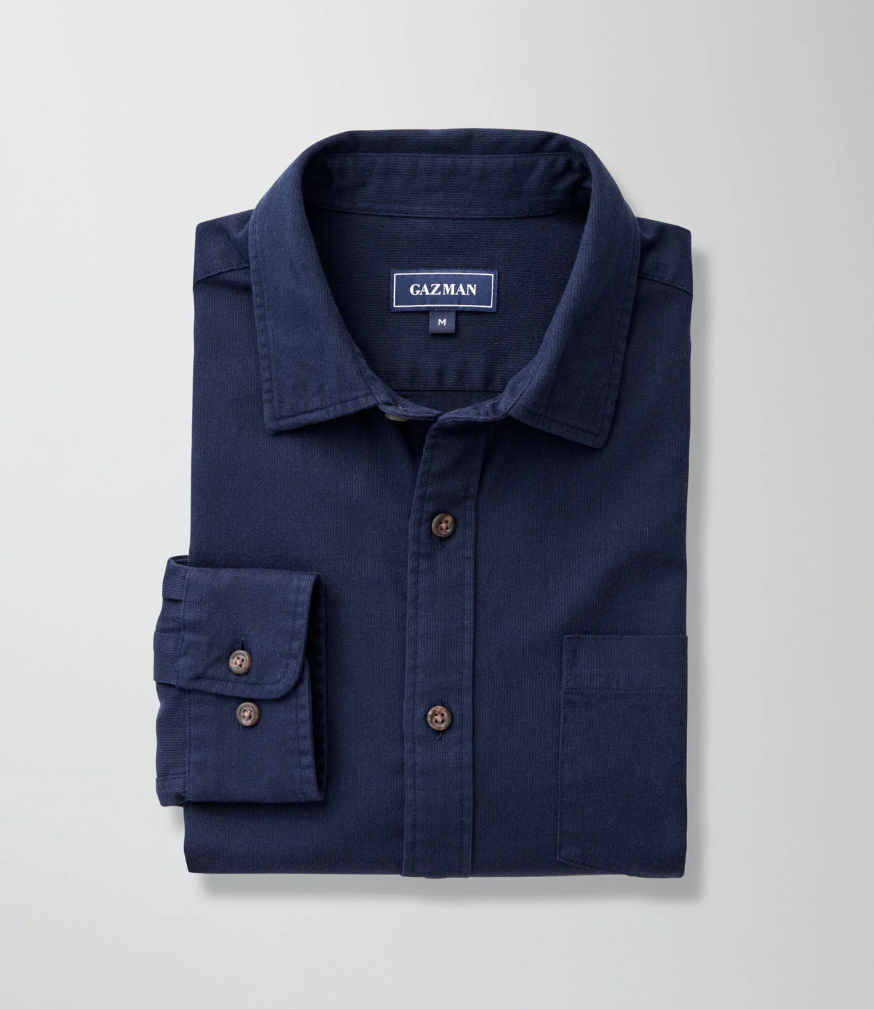Casual Bedford Long Sleeve Shirt - Midnight - Image 2