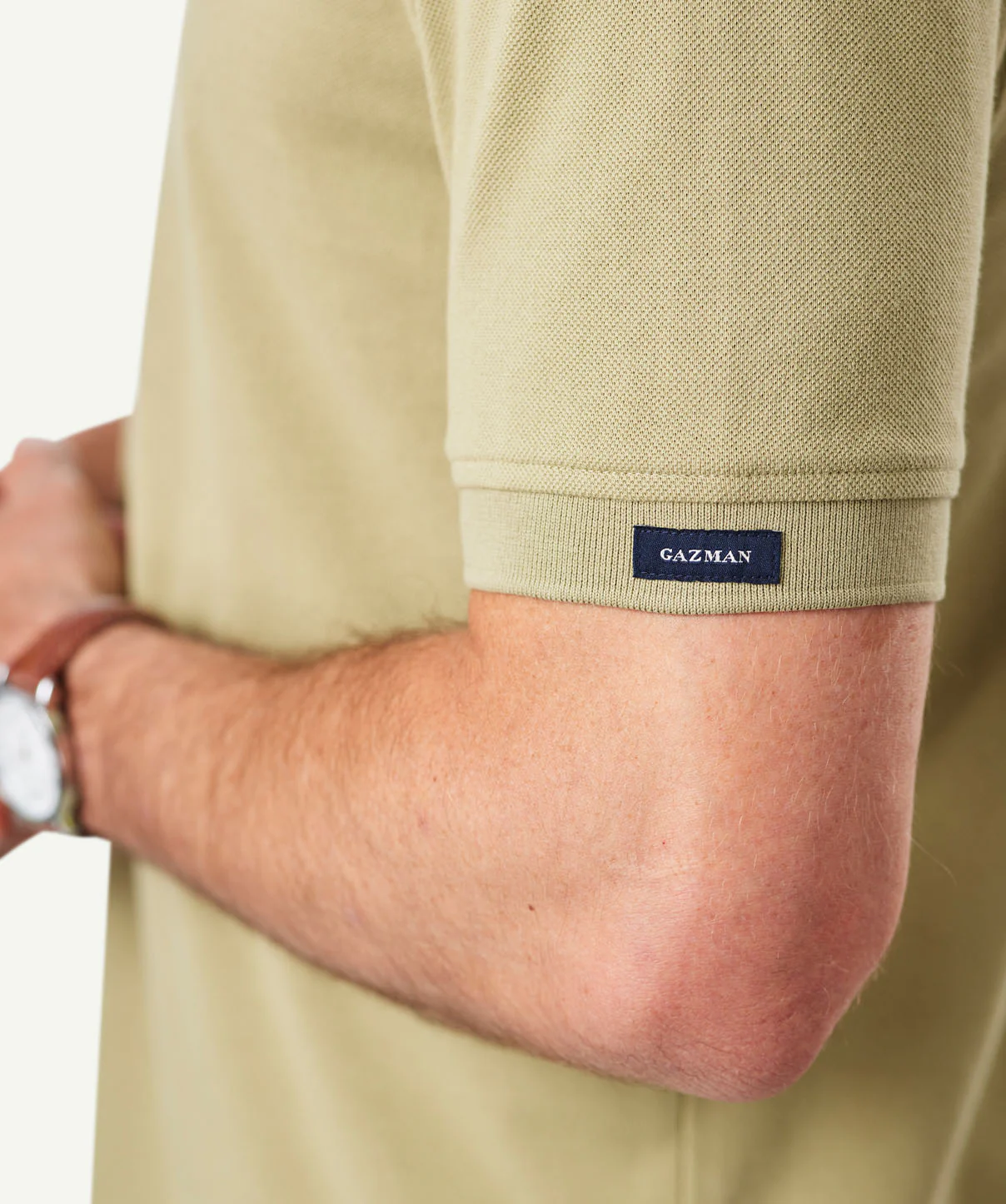 Classic Pique Polo - Avocado - Image 3