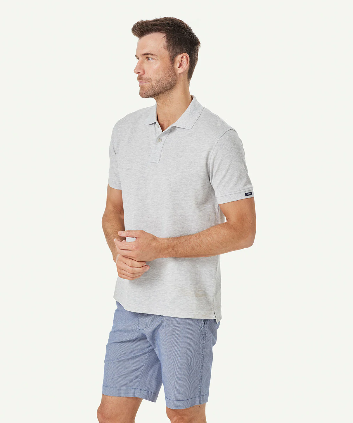 Classic Pique Polo - Grey Marle - Image 5