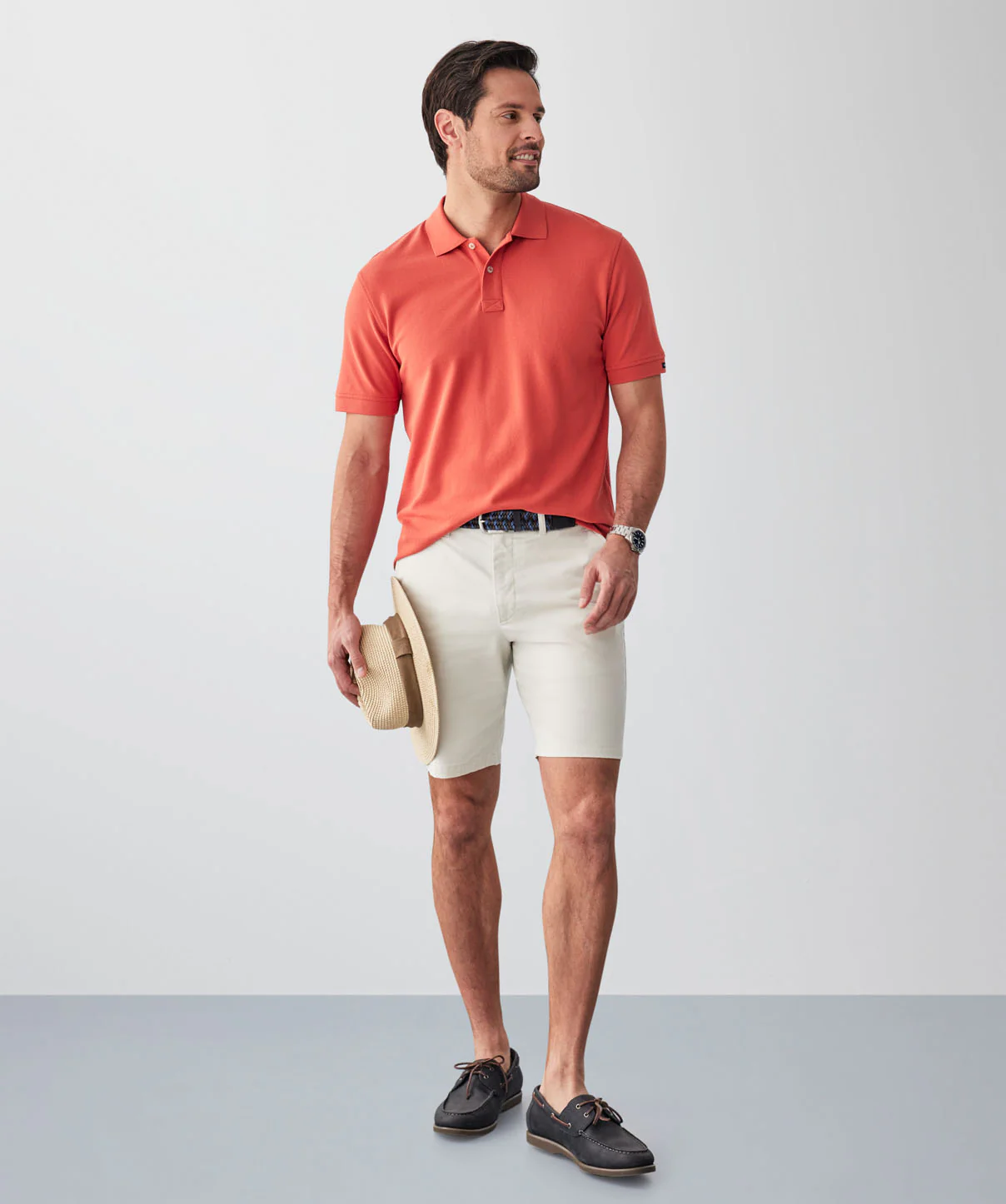 Classic Pique Polo - Guava - Image 7