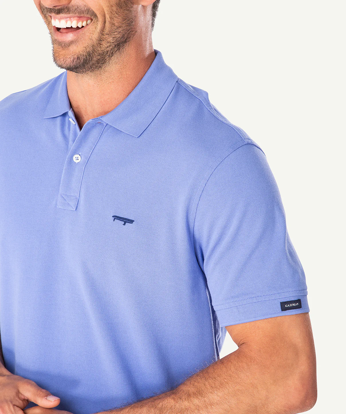 Classic Pique Polo - Lilac - Image 4