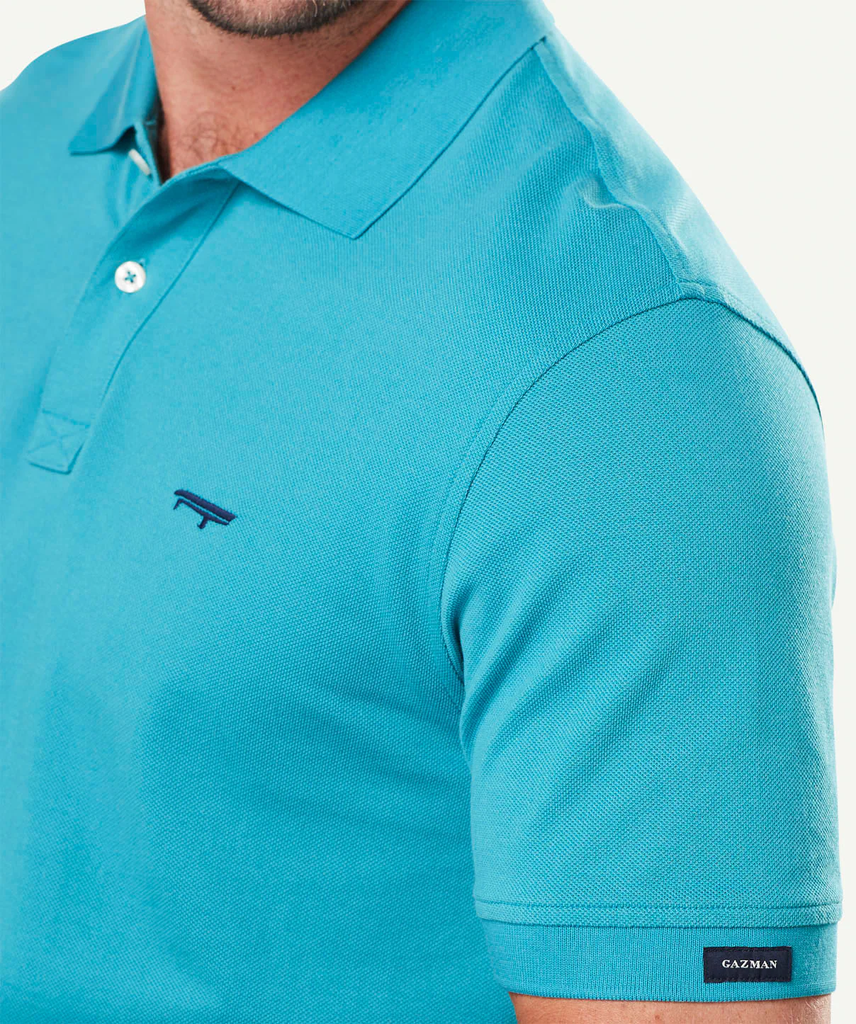 Classic Pique Polo - Mid Green - Image 5