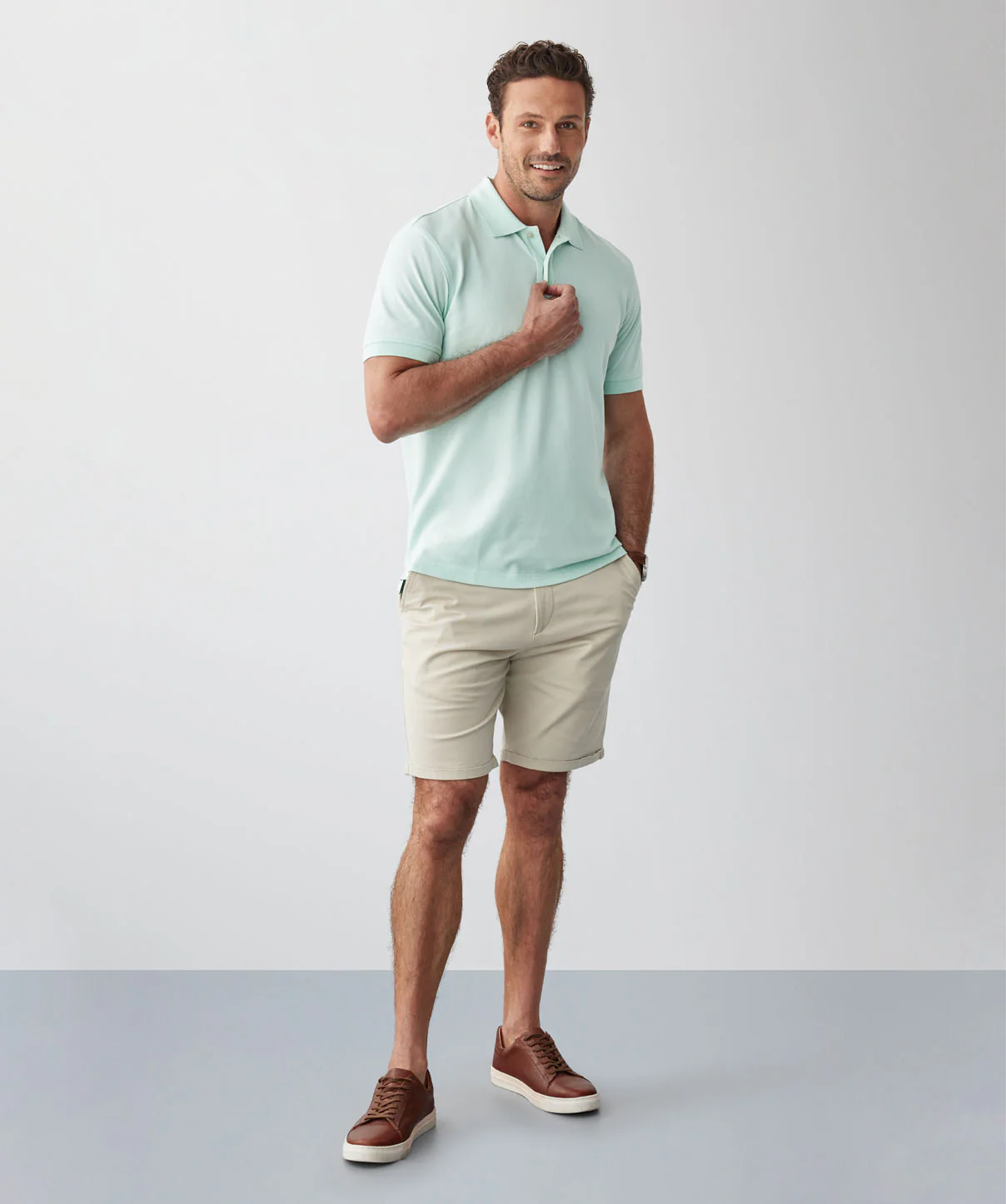 Classic Pique Polo - Mint - Image 5