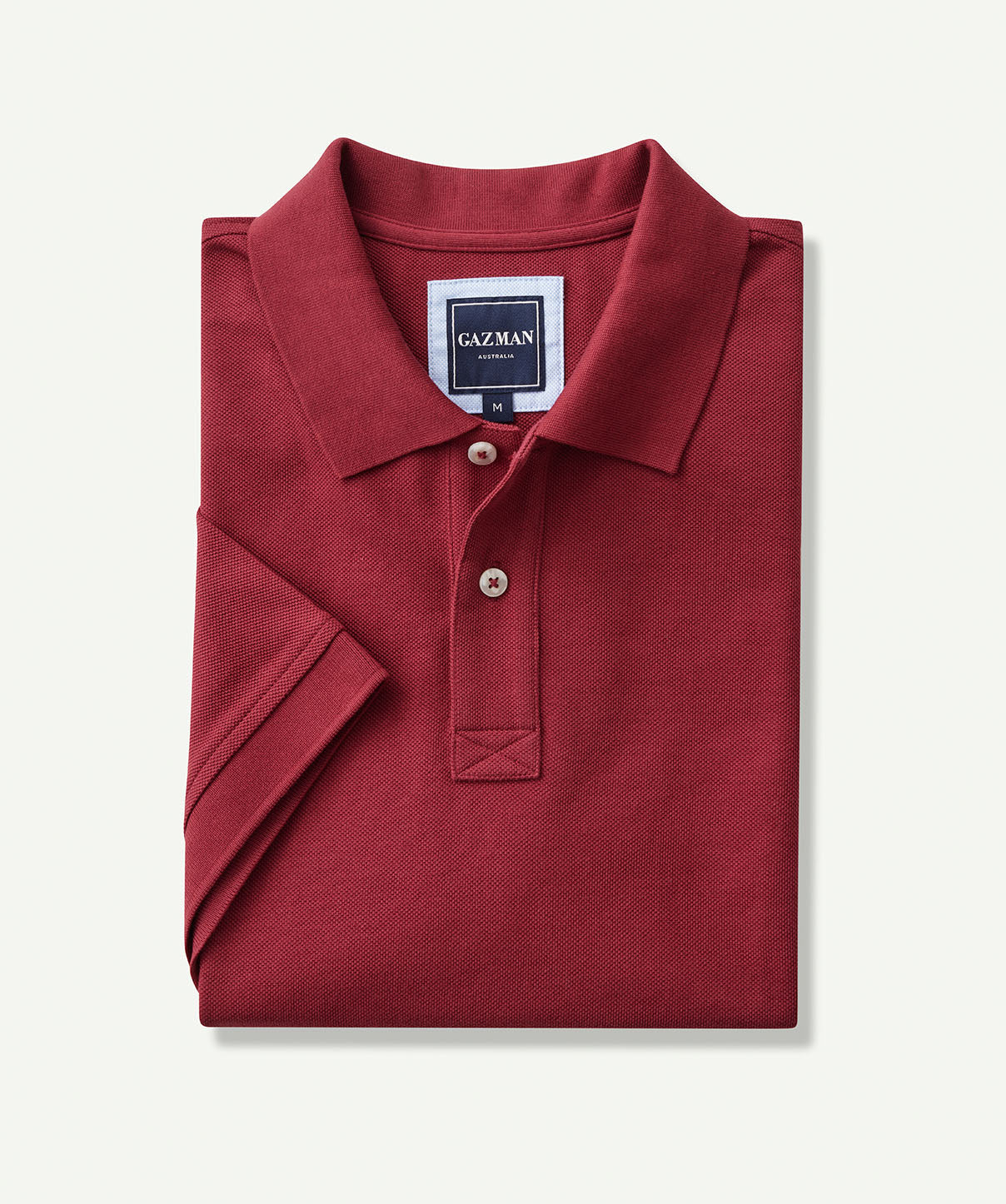 Classic Pique Polo - Red - Image 2