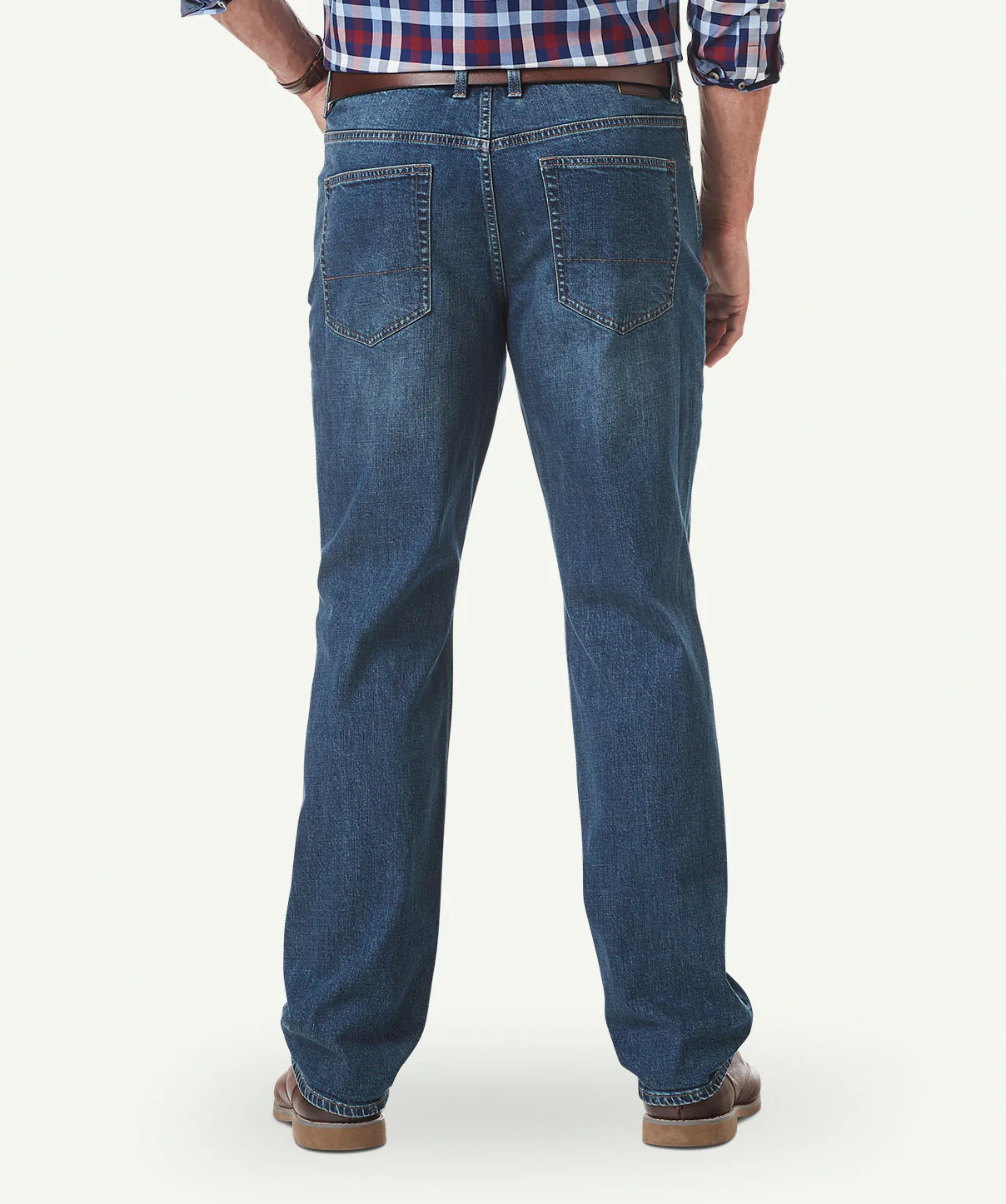 Classic Stretch Jeans - Dark Indigo - Image 3