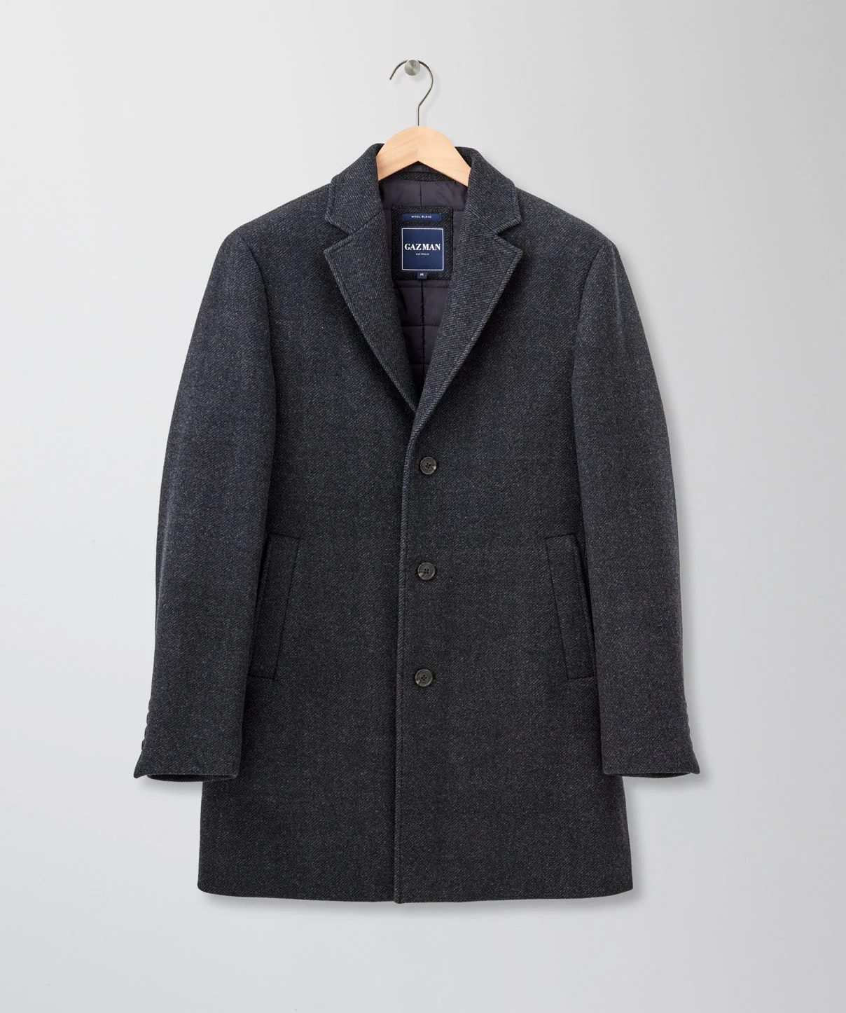 Collins Overcoat - Charcoal - Image 2