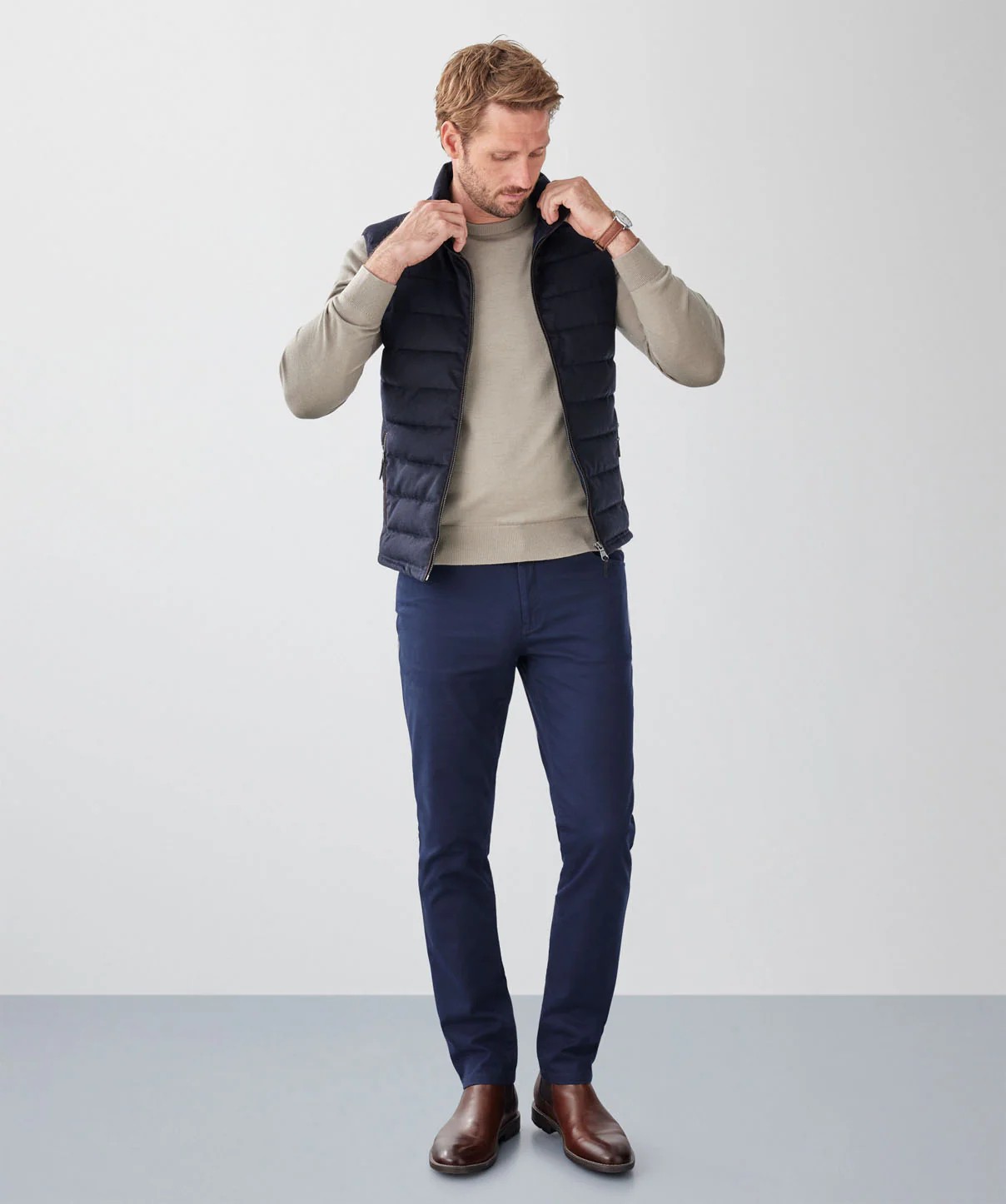 Comfort Puffer Vest - Midnight - Image 4