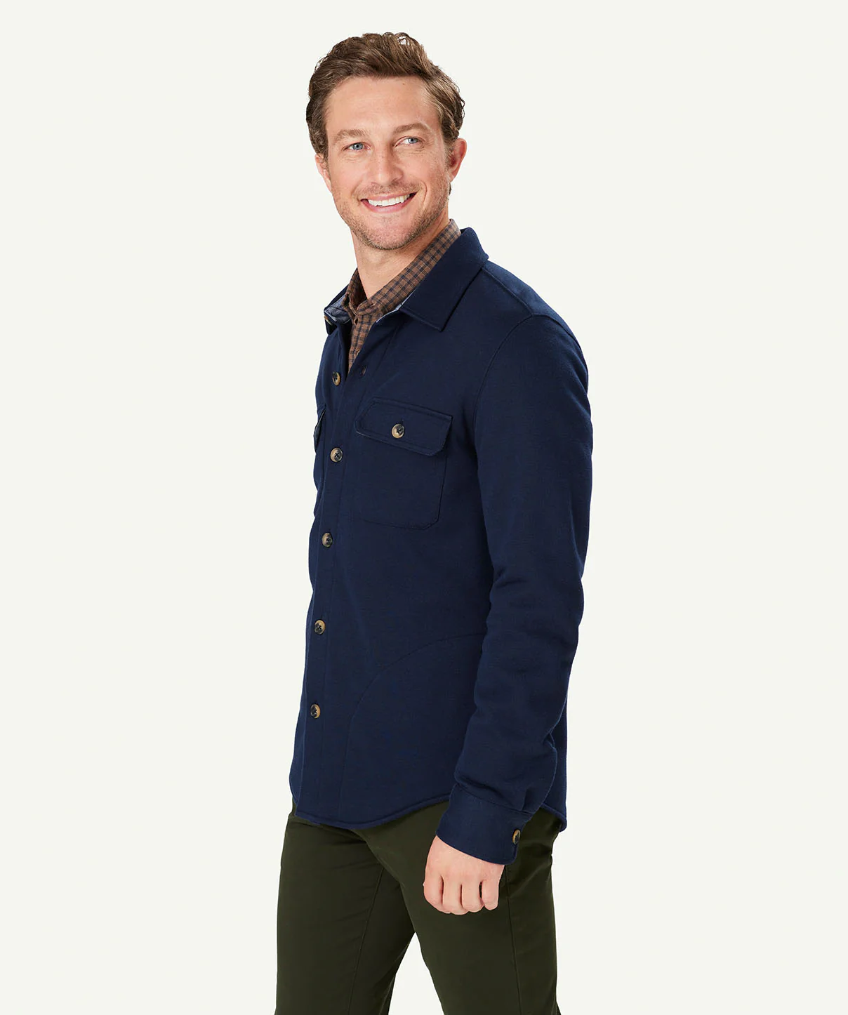 Comfort Shacket - Navy - Image 5