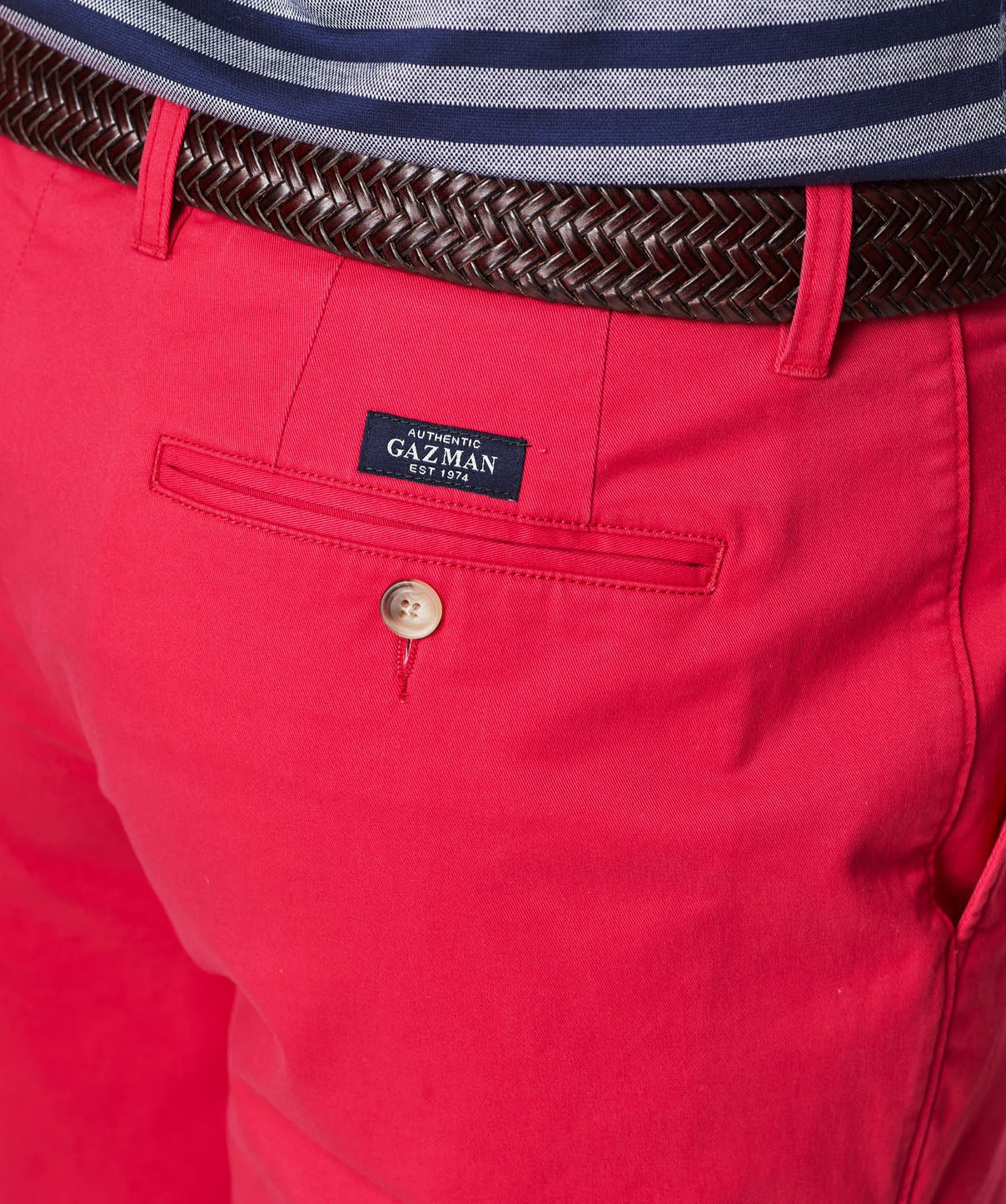 Comfort Twill Shorts - Deep Magenta - Image 4