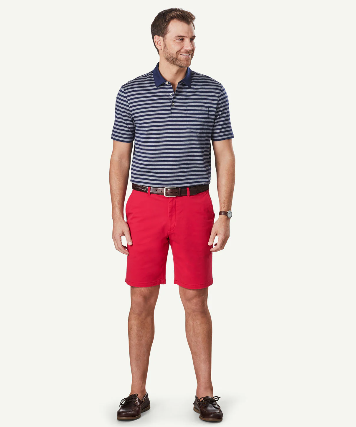 Comfort Twill Shorts - Deep Magenta - Image 5