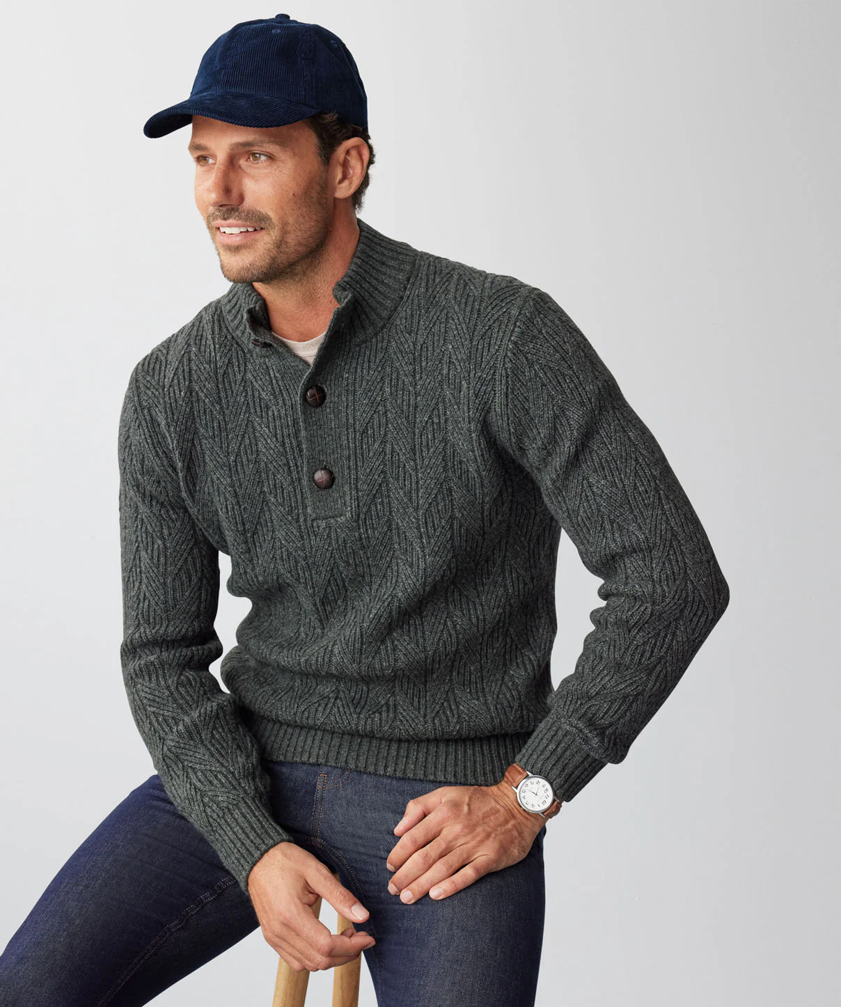 Cord GAZMAN Cap - Navy - Image 3