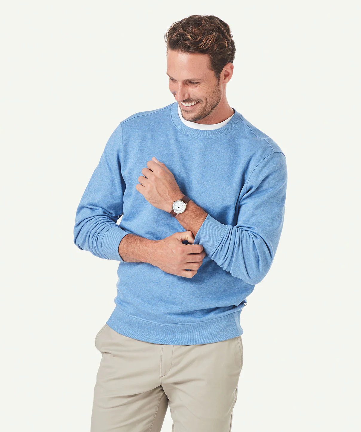 Crew Neck Sweat - Blue