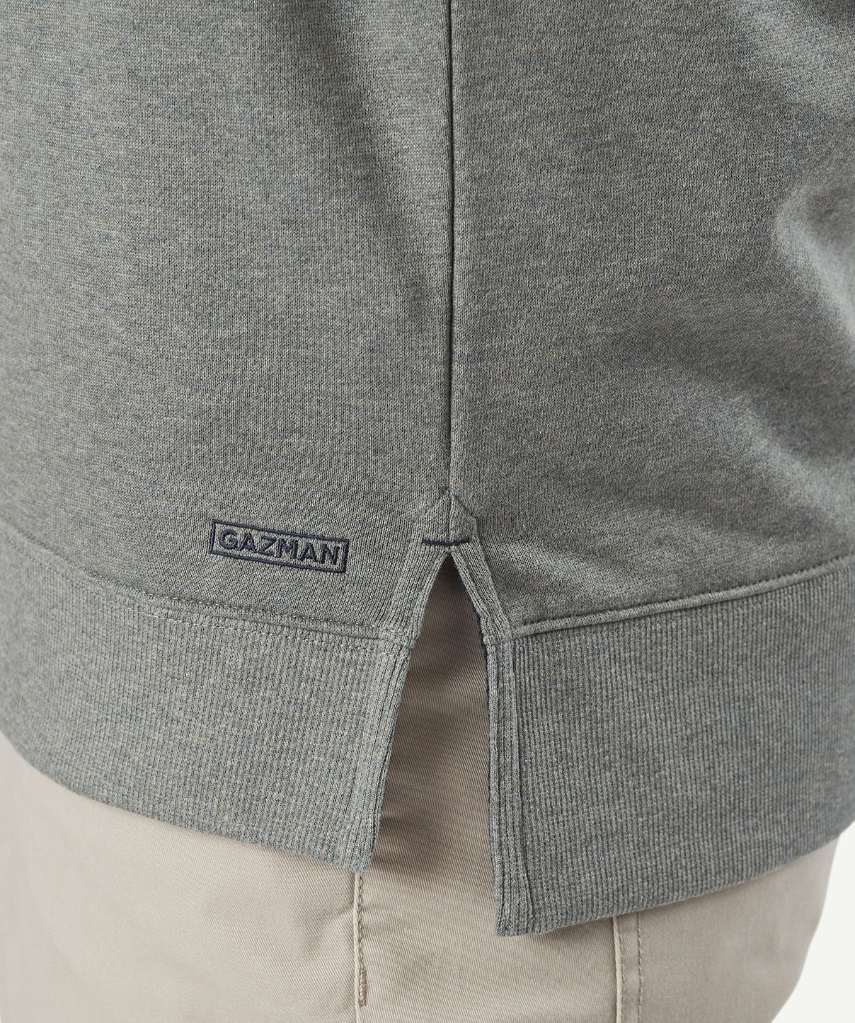 Crew Neck Sweat - Dark Olive - Image 6