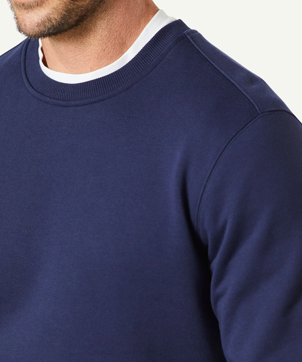 Crew Neck Sweat - Navy - Image 6