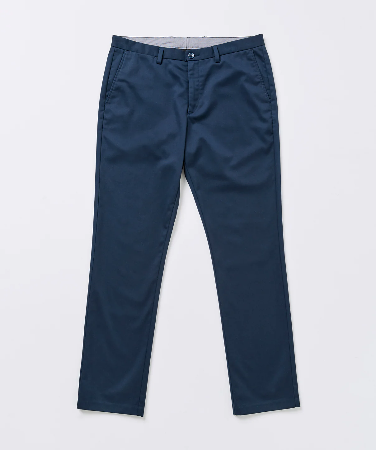 Essential Straight Chino Pants - Navy - Image 2