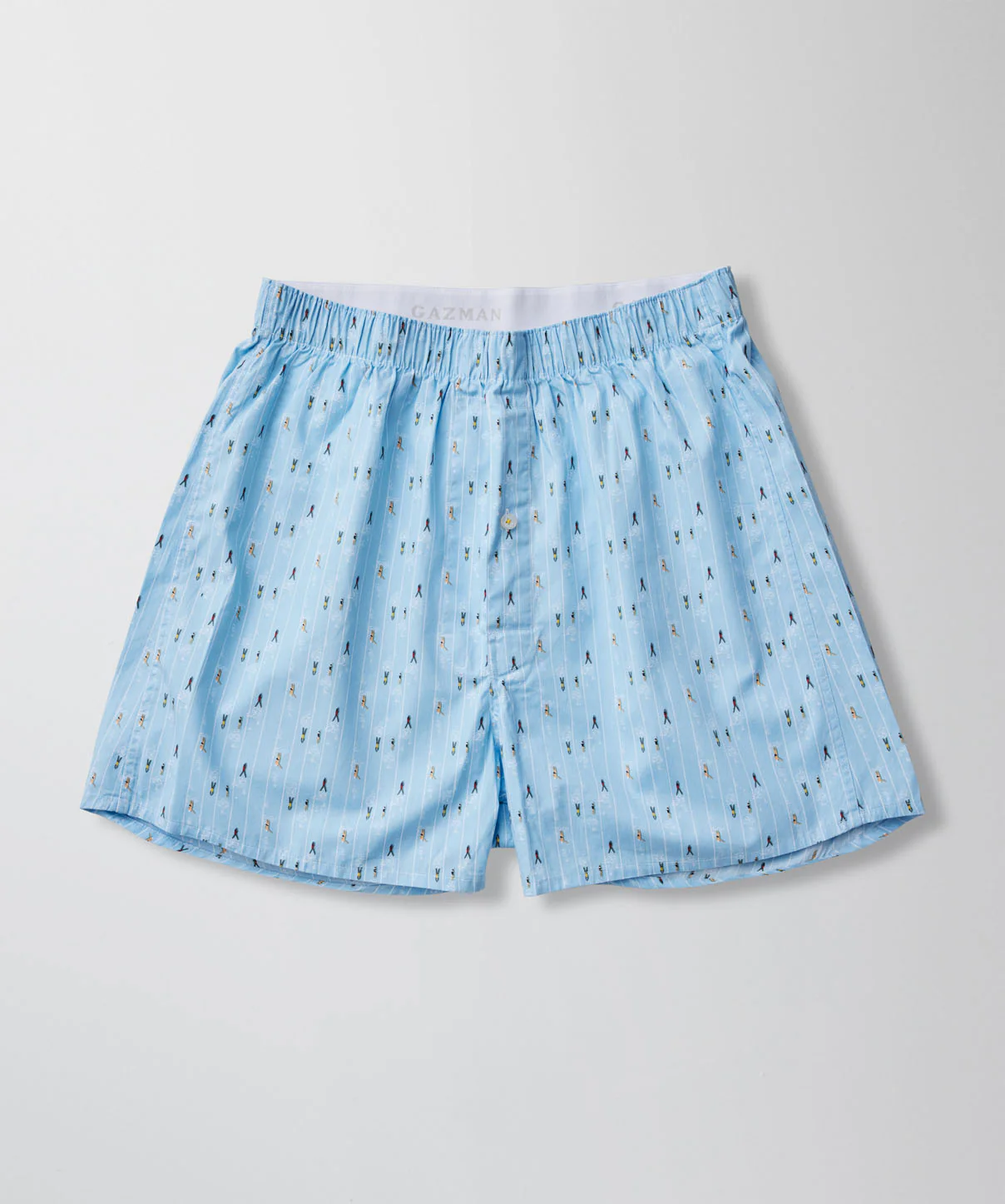 Fastlane Print Boxers - Light Blue - Image 2