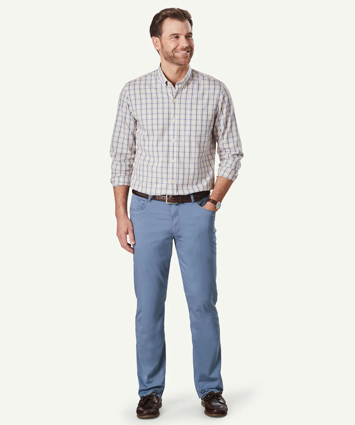 Feather Weight Five Pocket Pant - Petrol - Image 5