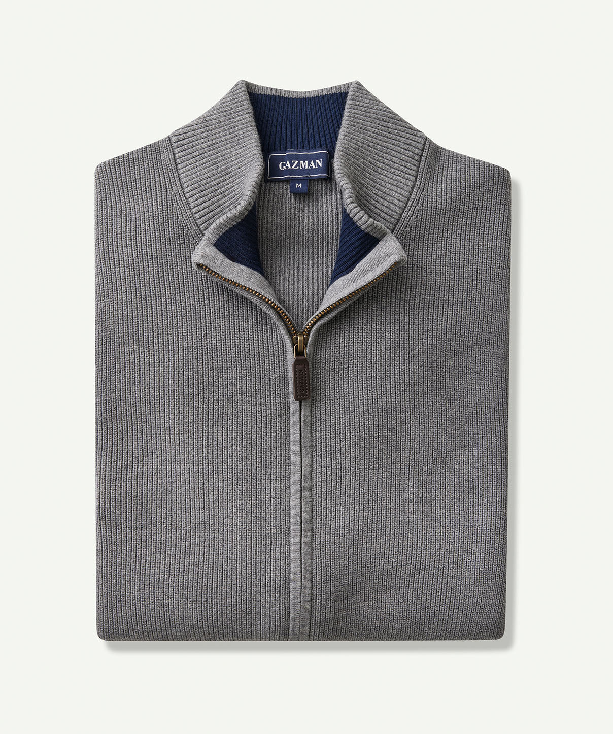 Full Zip Cardigan - Grey - Image 2