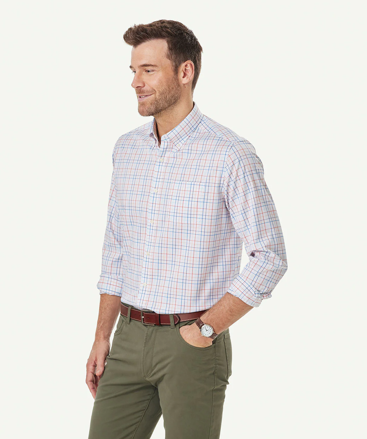 GAZFLEX Performance Check Long Sleeve Shirt - Multi Check - Image 5