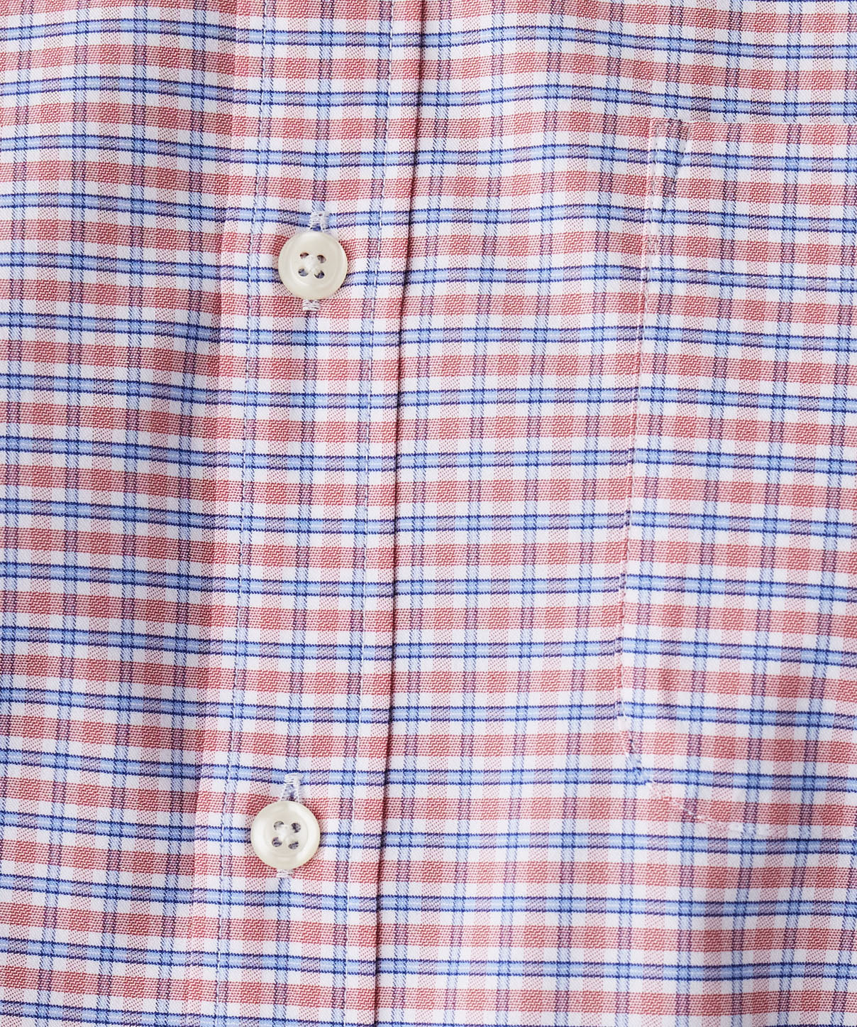 GAZFLEX Performance Twill Check Long Sleeve Shirt - Washed Red - Image 6