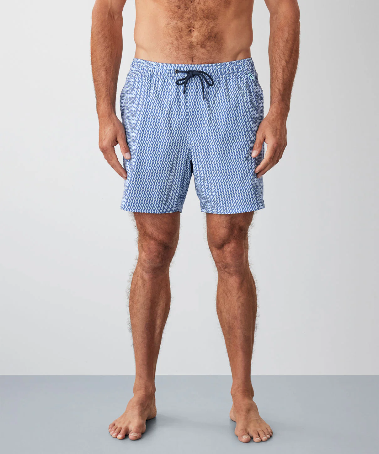 Geo Swim Shorts - Blue