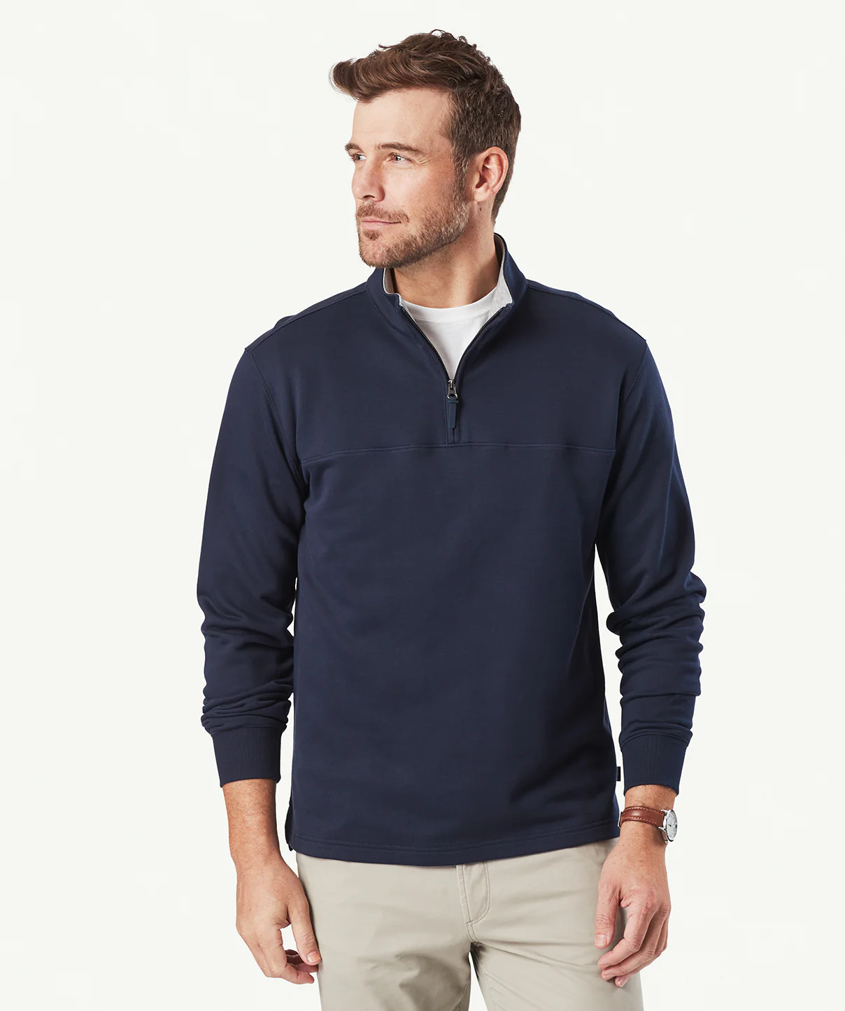 Half Zip Sweat - Navy