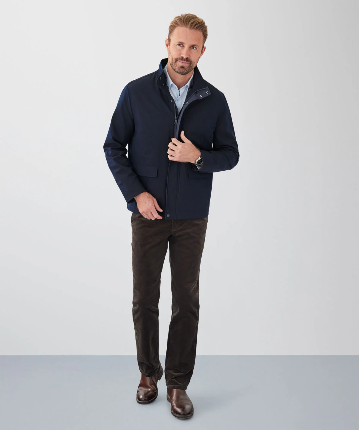 Hampton 2-in-1 Jacket - Navy - Image 4