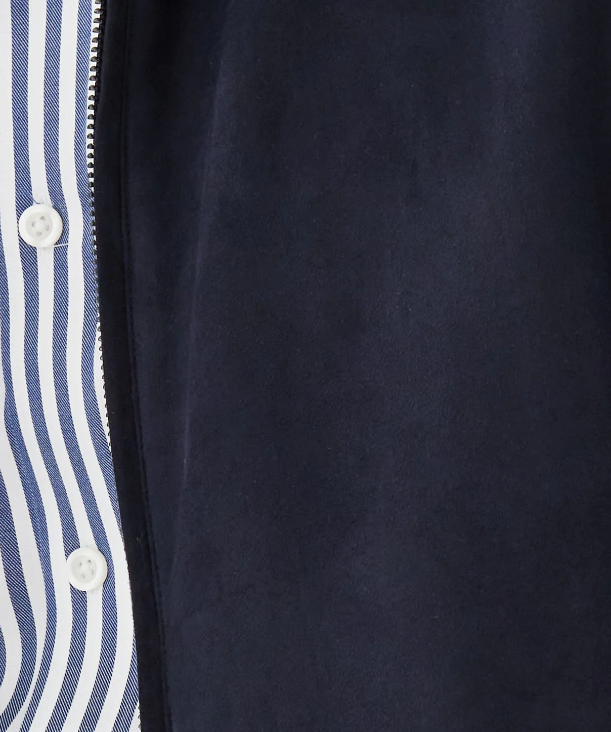 Hampton Mock Suede Vest - Navy - Image 5