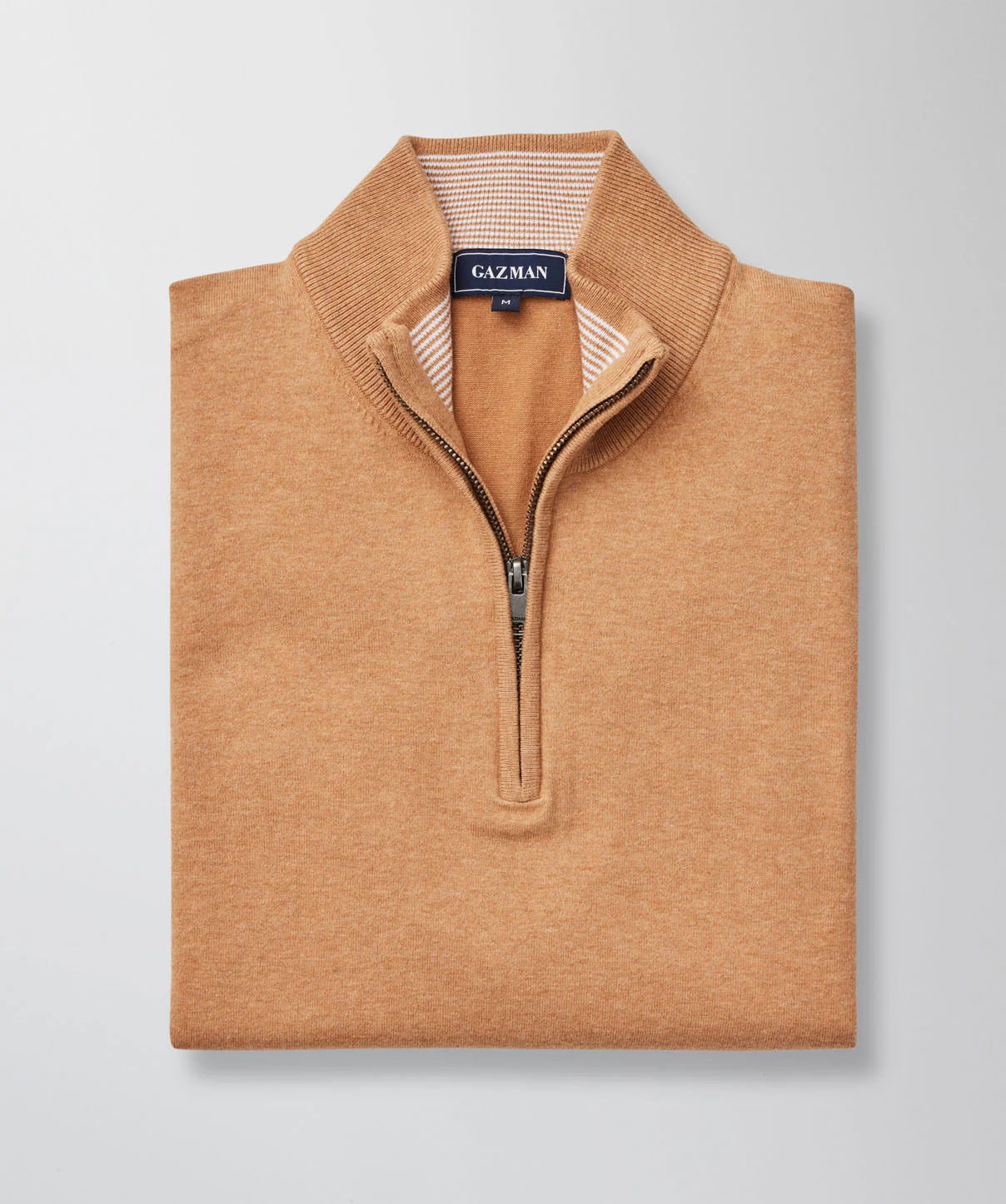 High Flex Half Zip Knit - Tobacco - Image 2