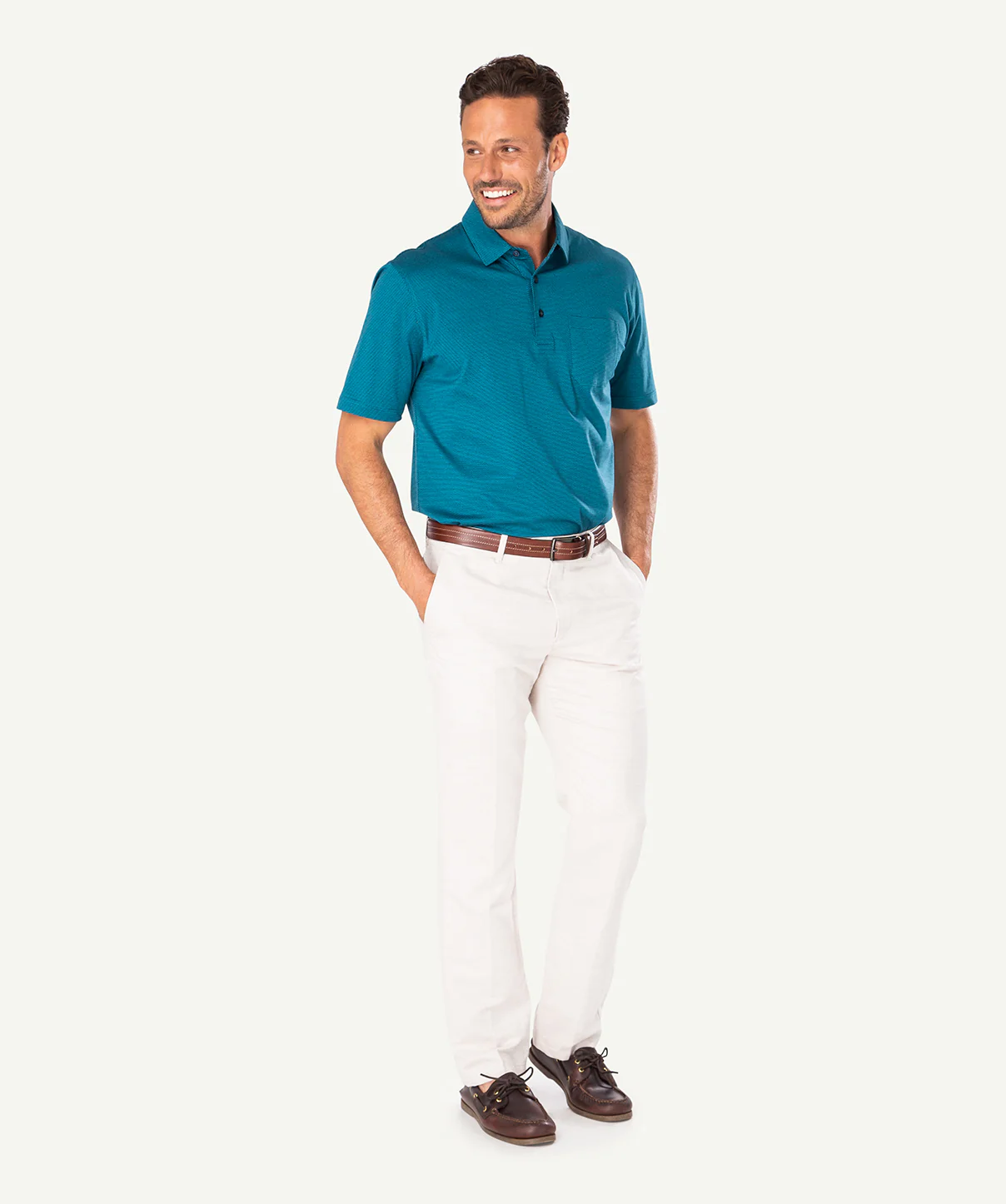 Light Weight Linen Blend Pants - Natural - Image 5
