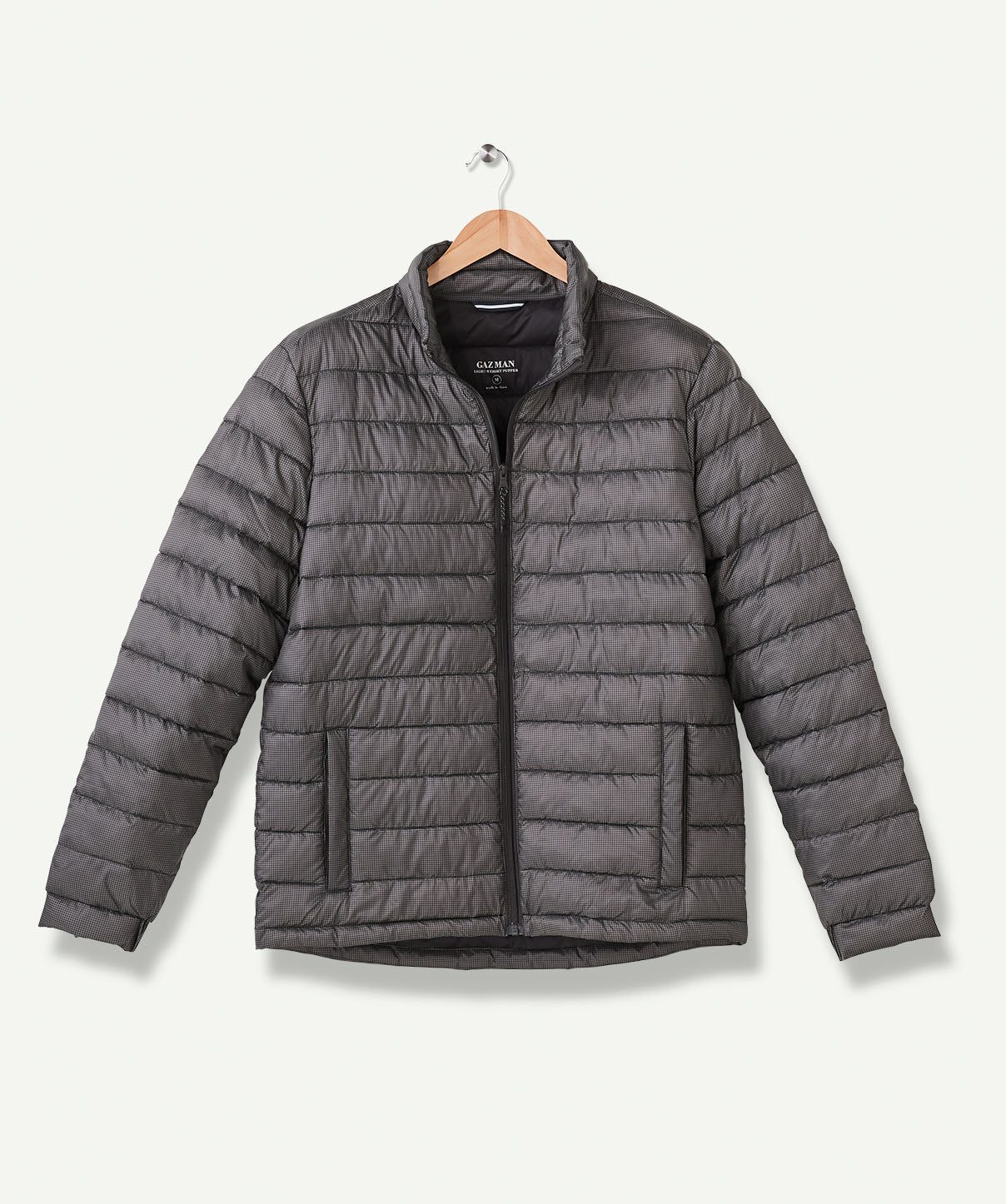 Lightweight Puffer Jacket - Grey Mix - Image 2
