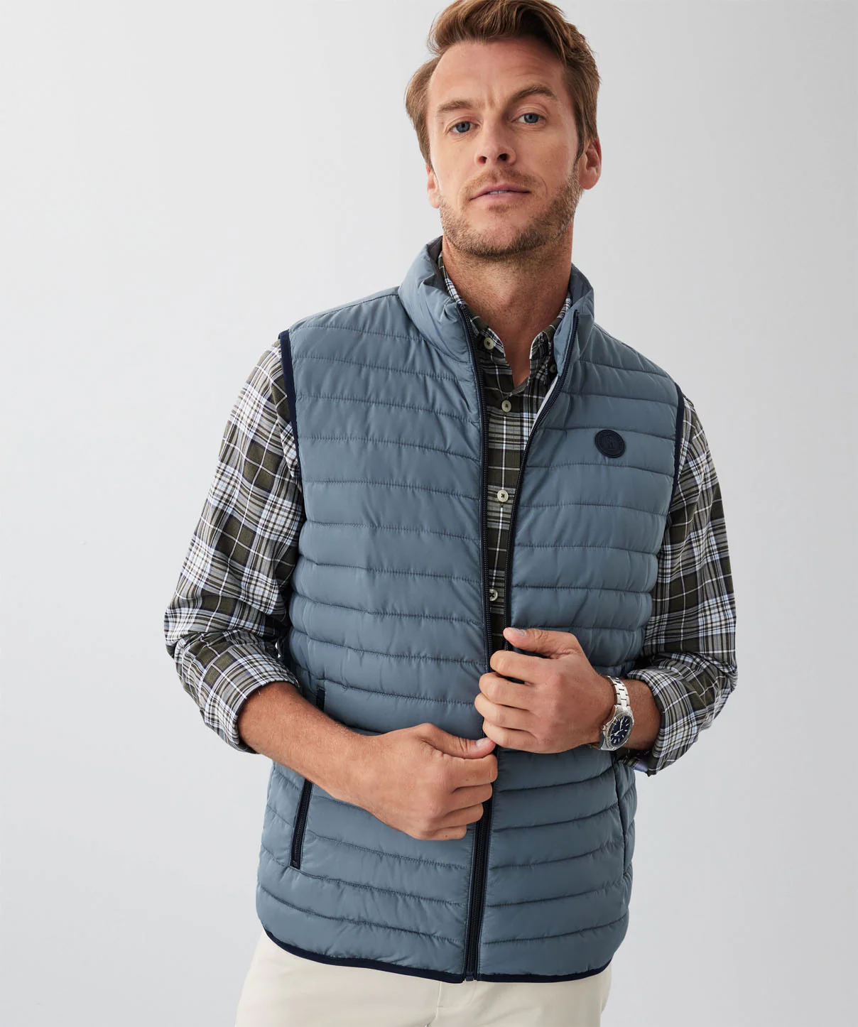 Lightweight Puffer Vest - Sea Green - Image 3