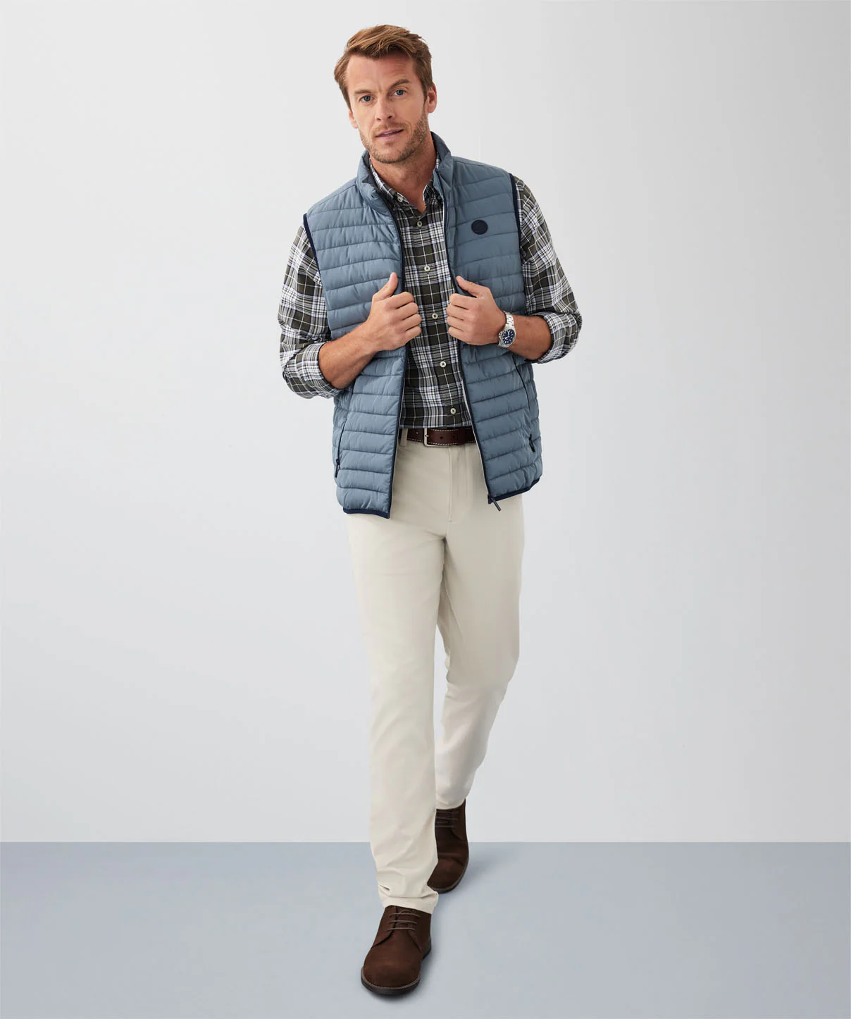 Lightweight Puffer Vest - Sea Green - Image 4
