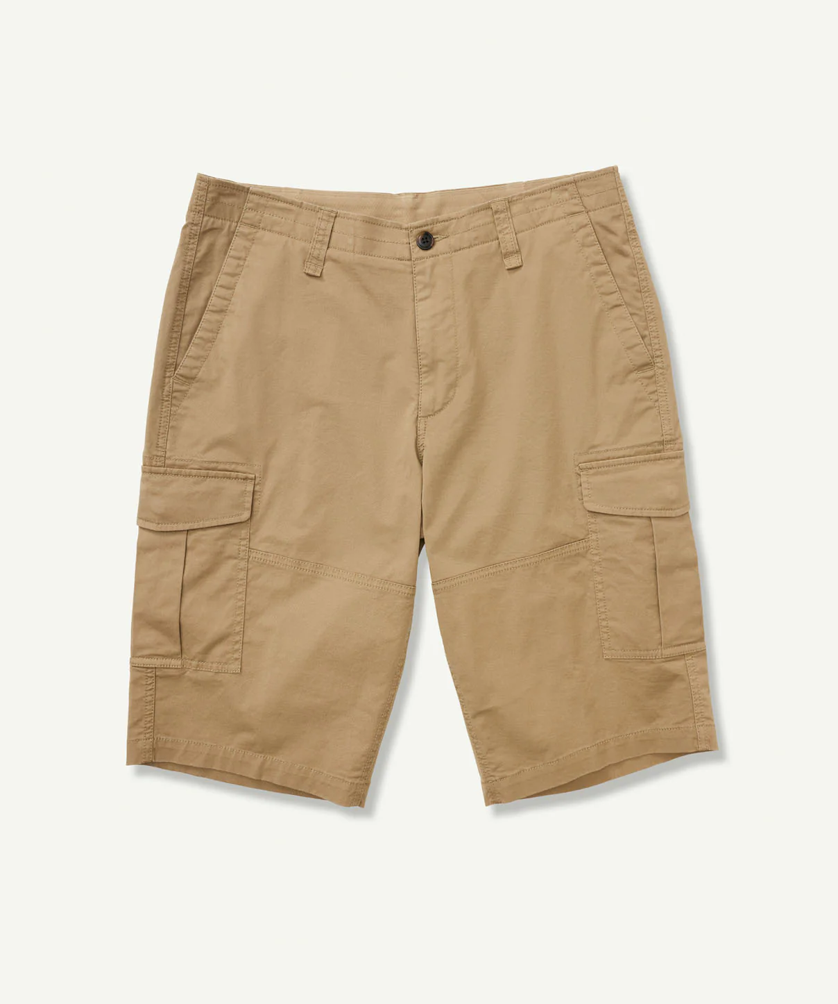 Long Cargo Shorts - Camel - Image 2
