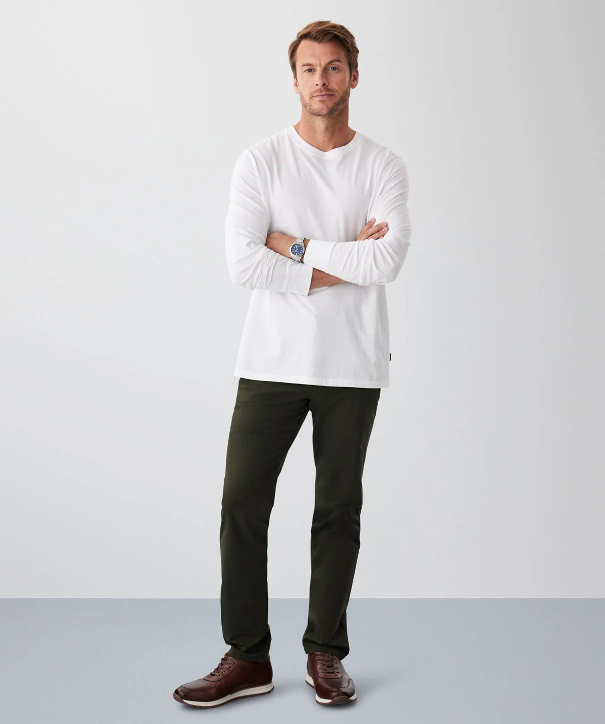 Long Sleeve T-Shirt - White - Image 4