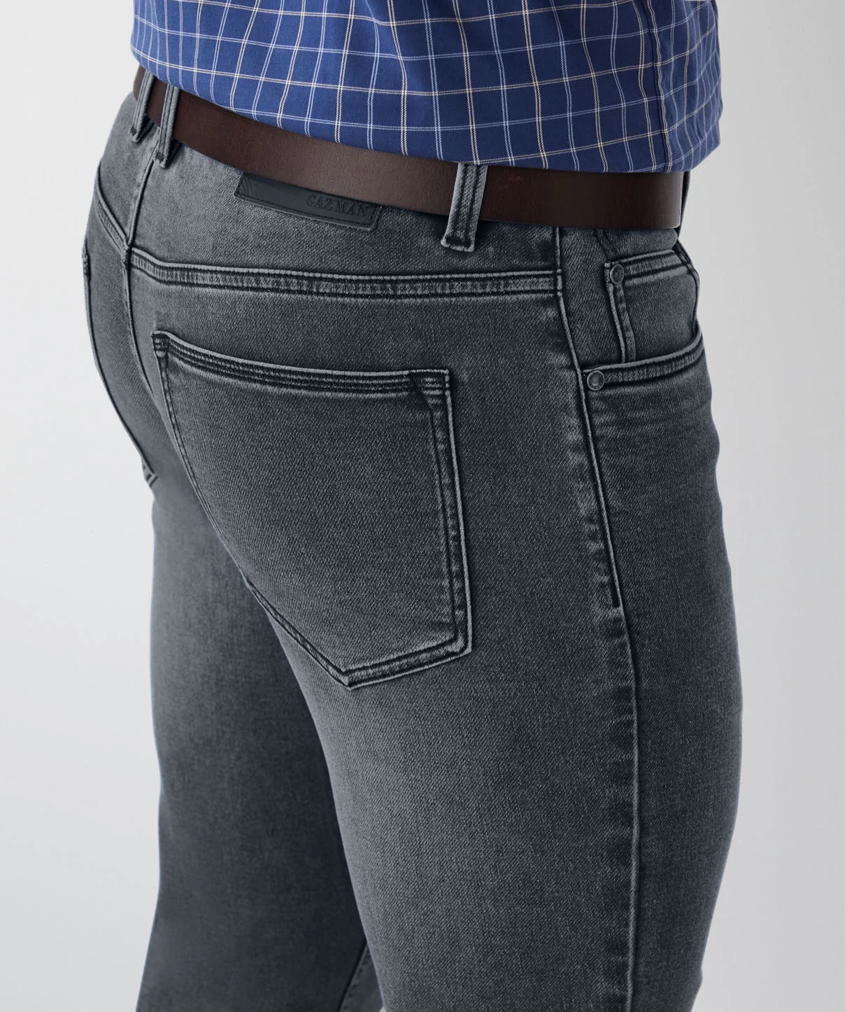 Merricks Knit Modern Fit Jeans - Washed Black - Image 3