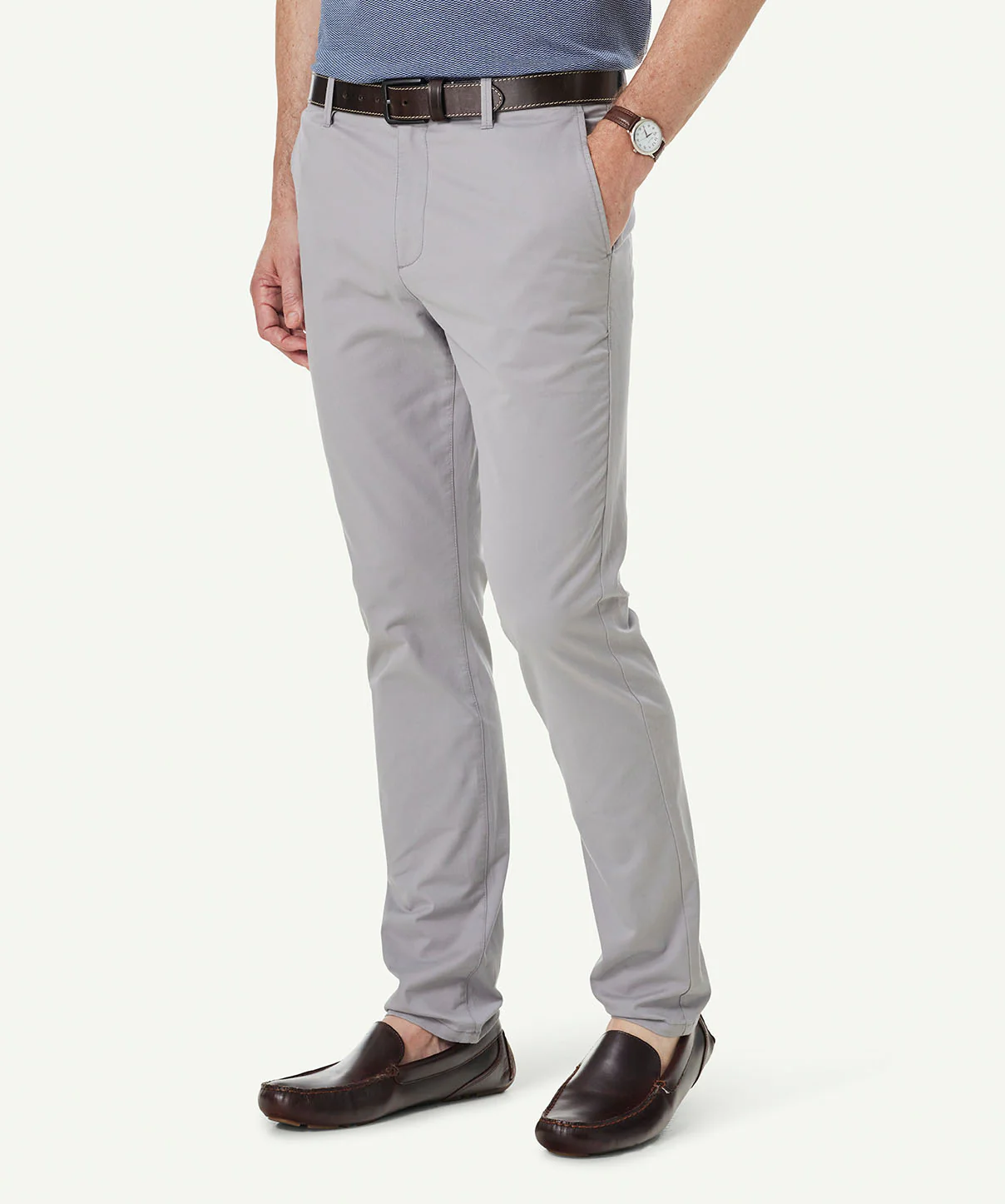 Modern Chino Pants - Grey - Image 6