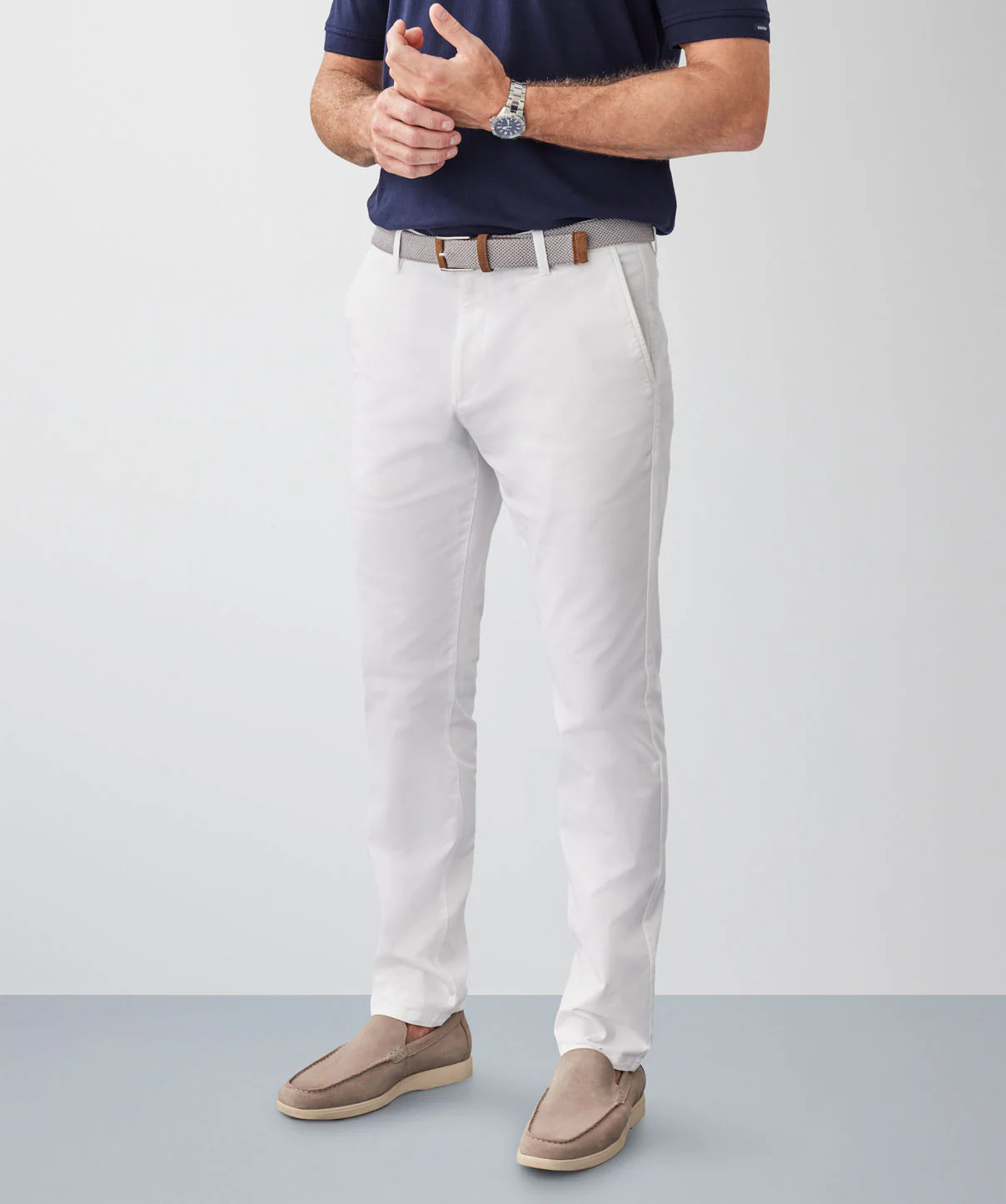 Modern Chino Pants - White - Image 5