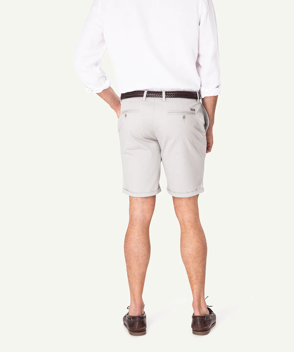 Modern Club Shorts - Light Grey - Image 3