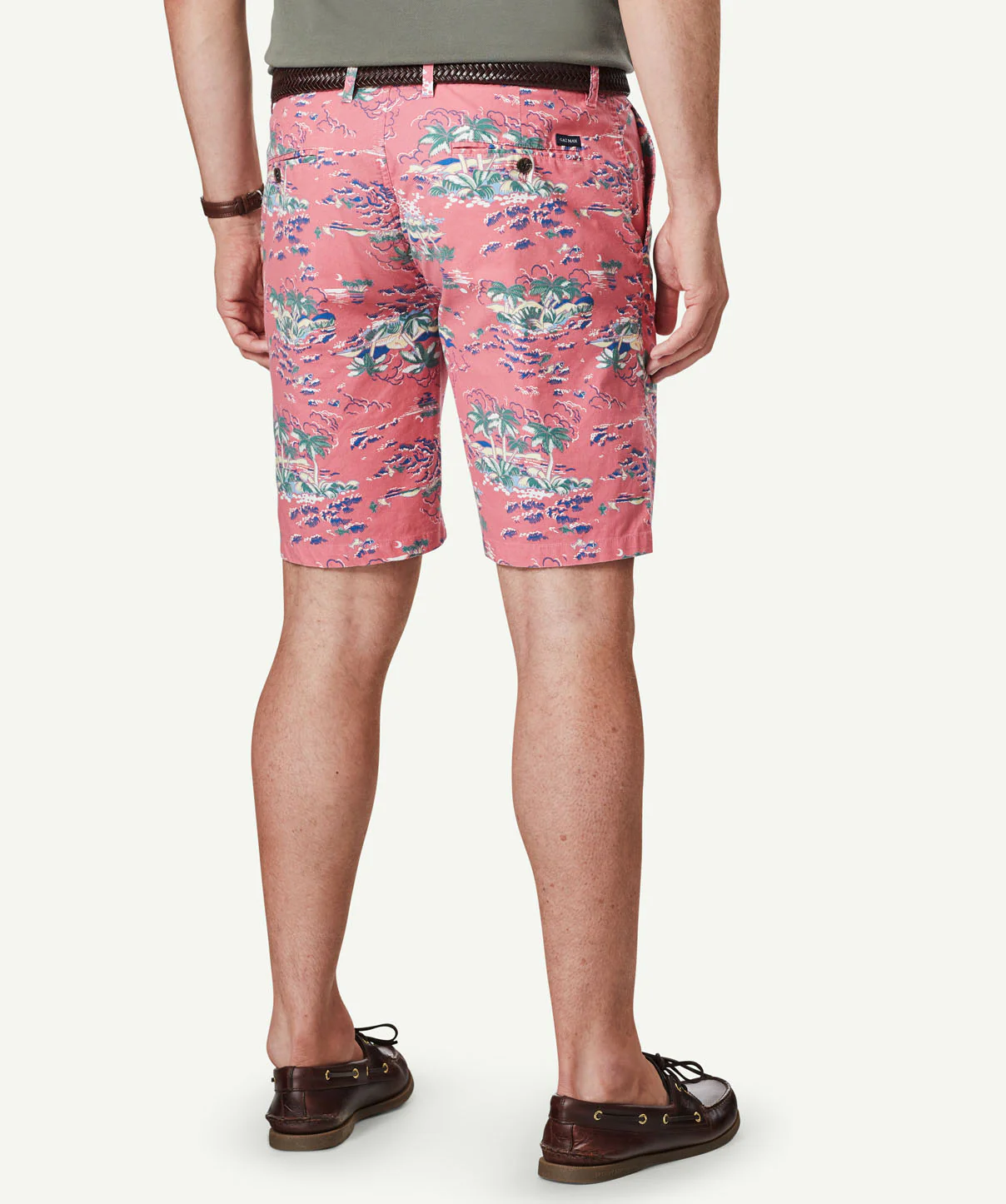 Modern Island Print Short - Flamingo - Image 3