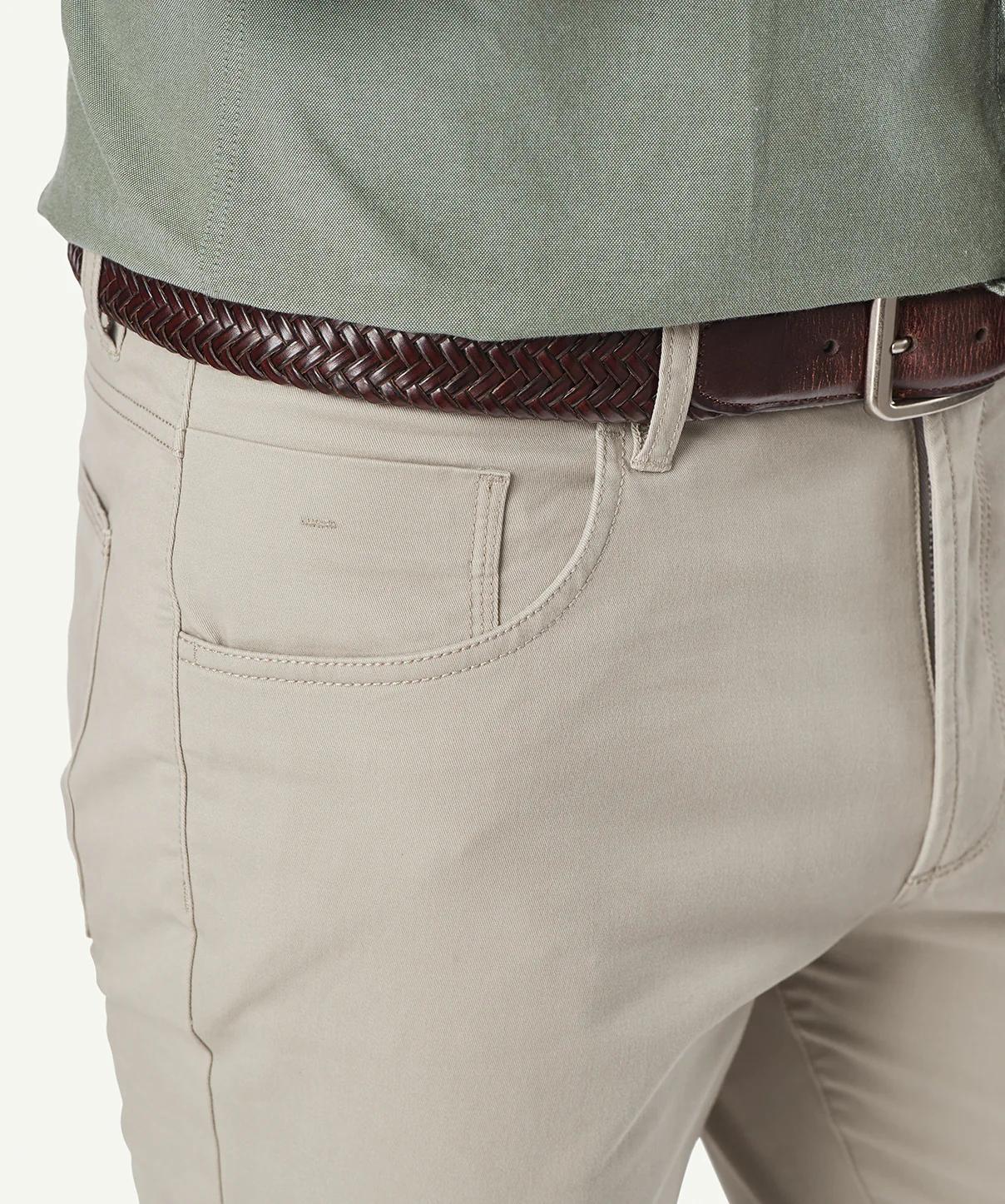 Modern Stretch 5 Pocket Pants - Limestone - Image 7