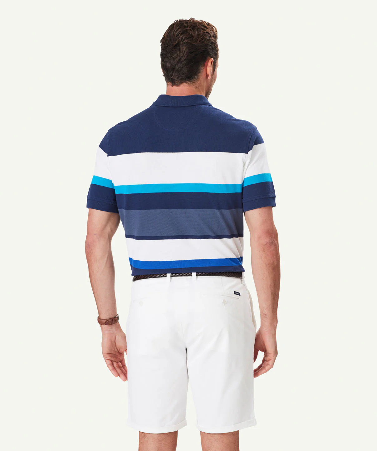 Multi Stripe Polo - Blue Mix - Image 3