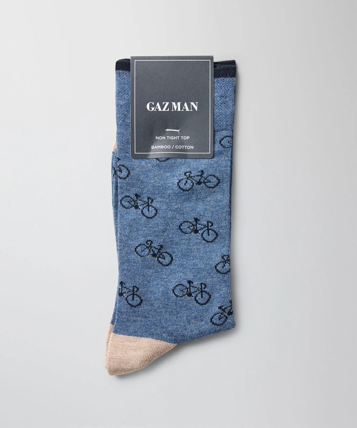 Non Tight Bicycle Sock - Denim - Image 2