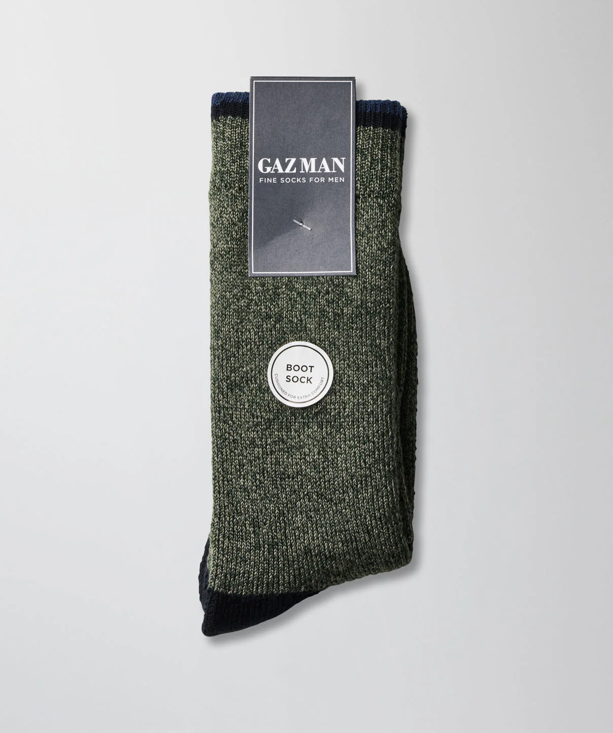 Non Tight Boot Sock - Khaki - Image 2