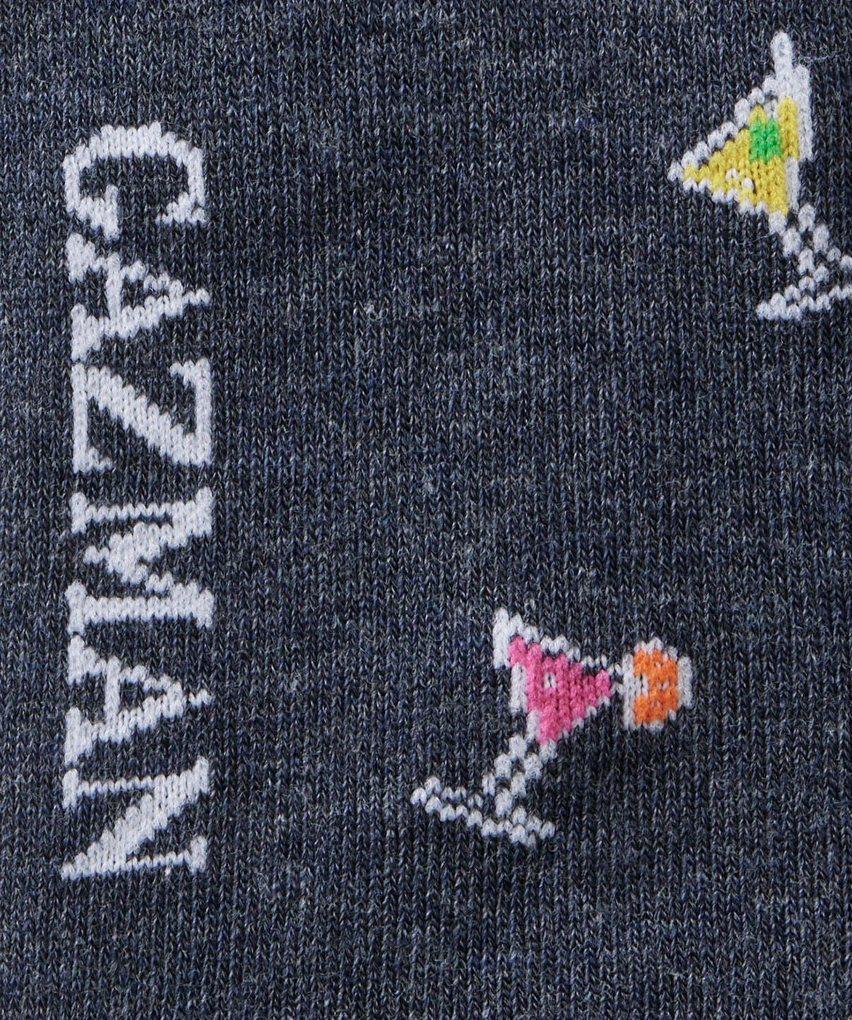 Non Tight Cocktail Sock - Charcoal - Image 3